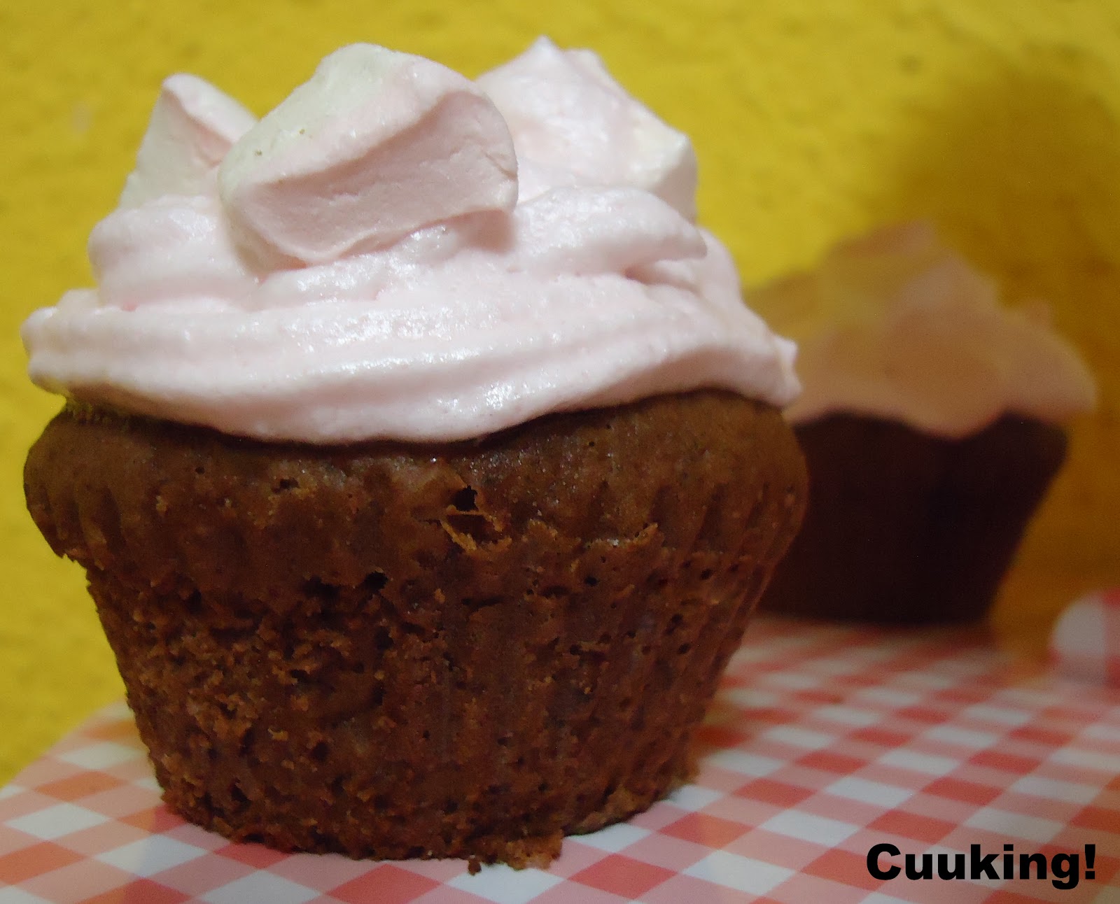 chocolate nubes cupcakes