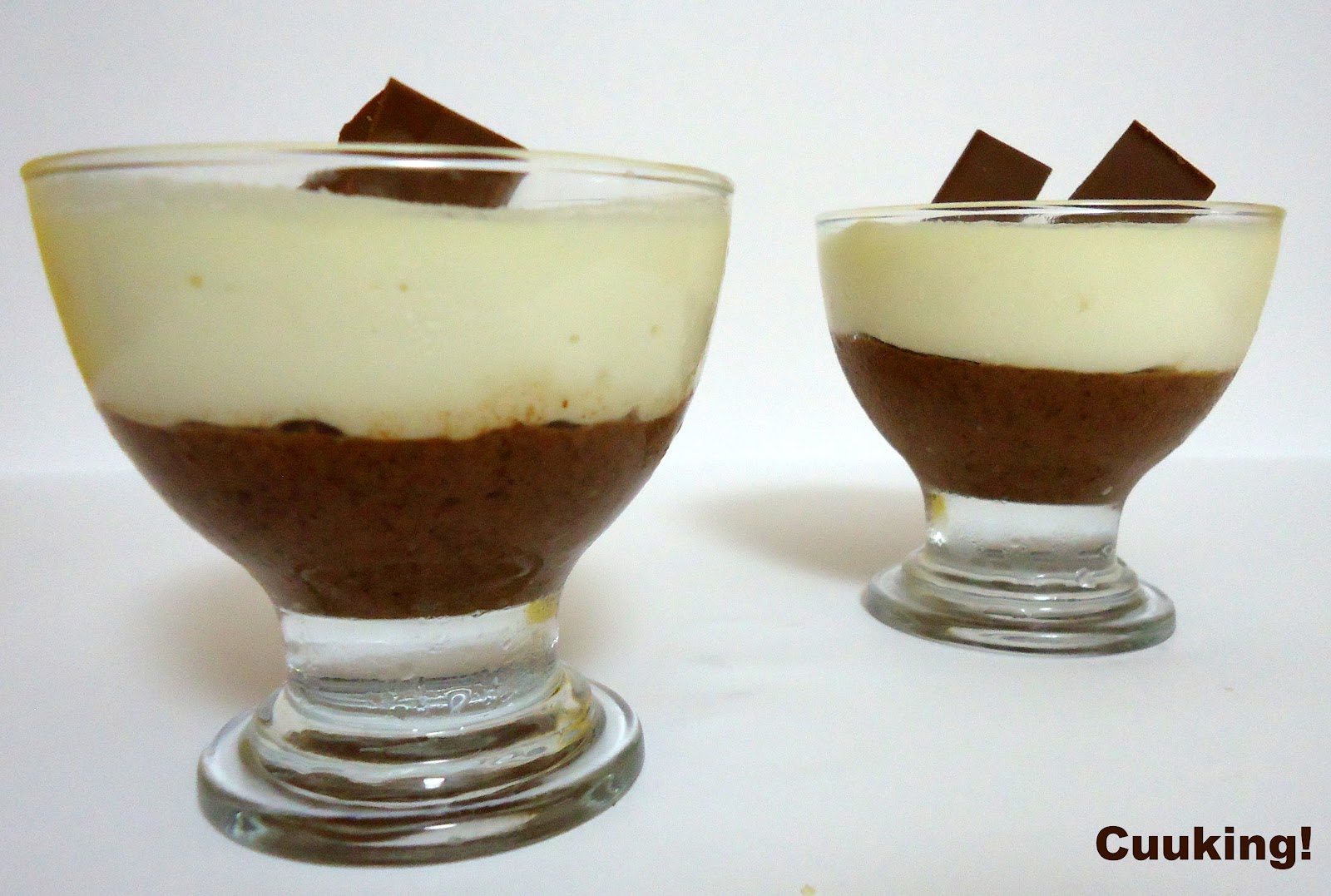 Copa mousse dos chocolates