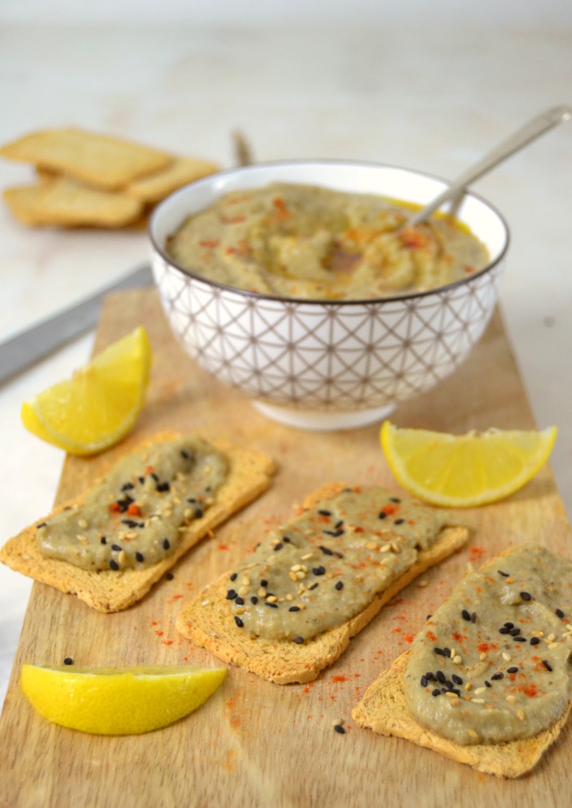 Paté de berenjenas o baba ganoush