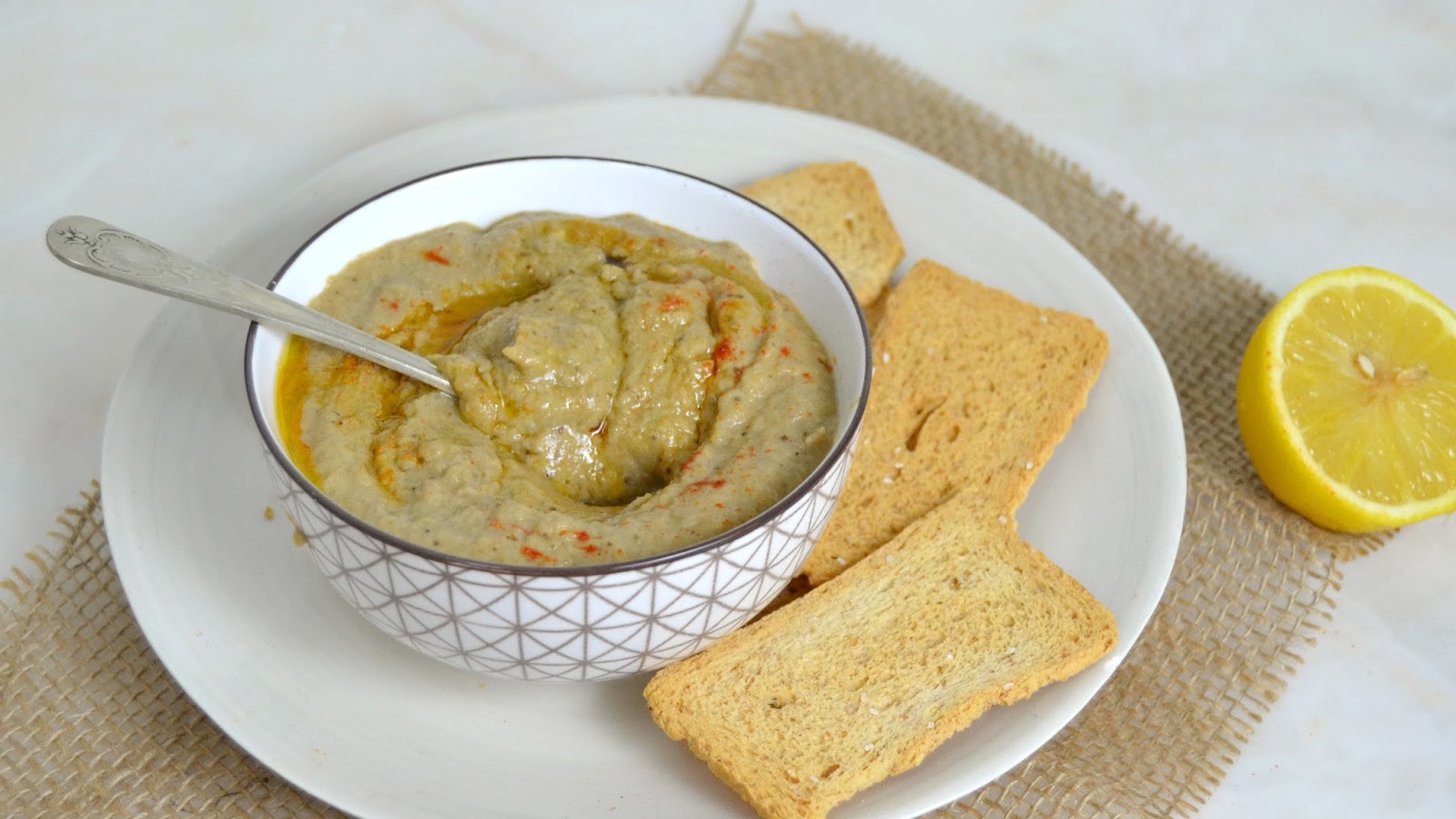 Paté de berenjenas o baba ganoush