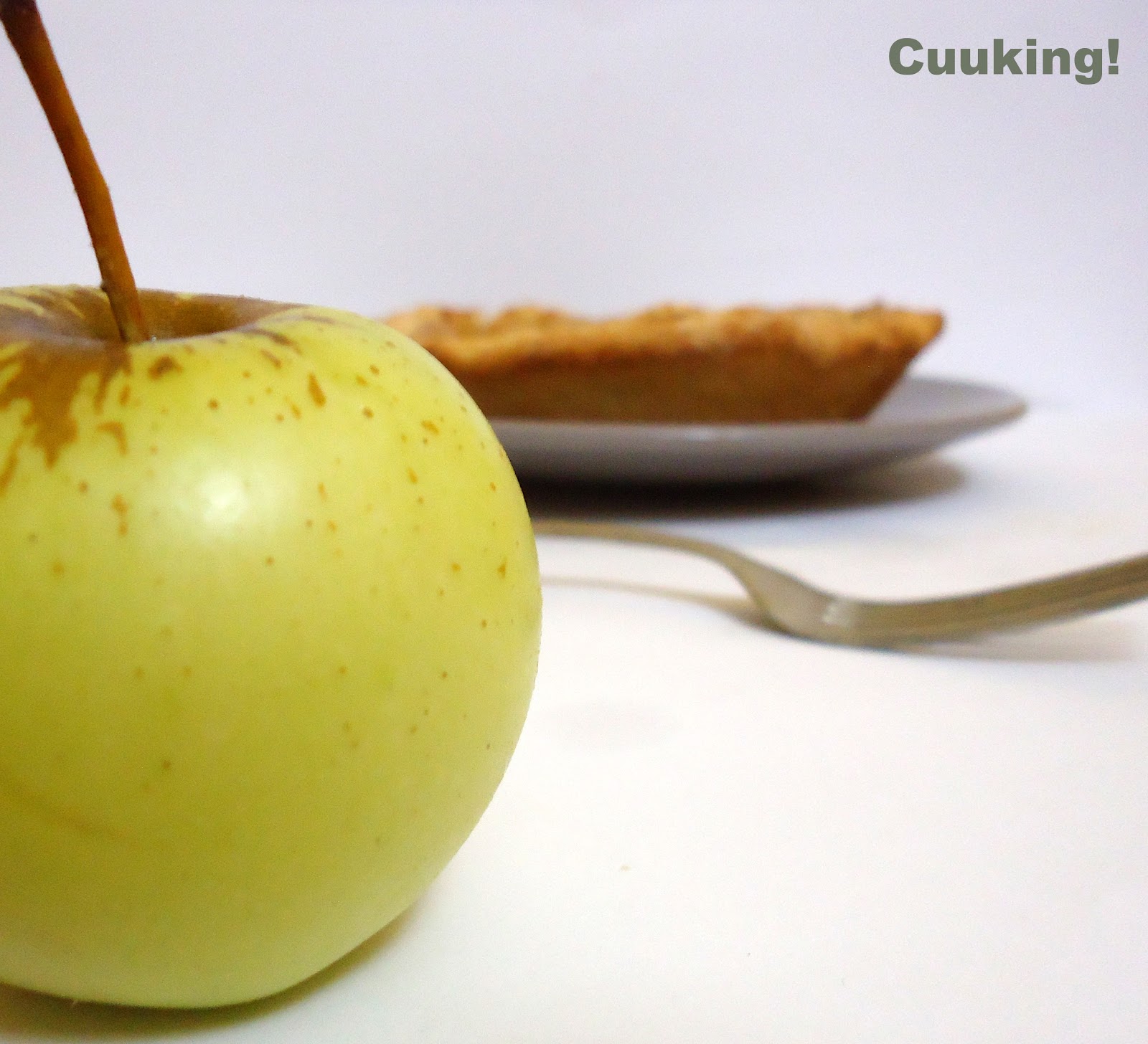 Pie tarta de manzana y toffe