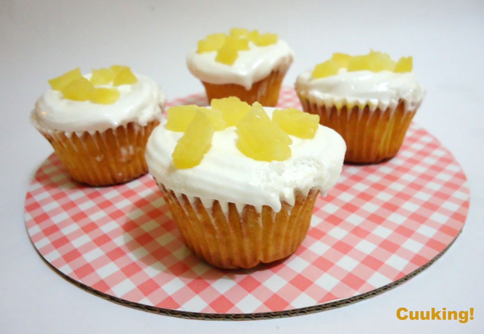 Cupcakes de piña