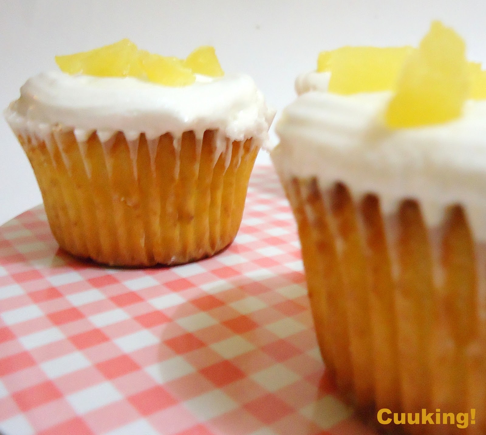 Cupcakes de piña