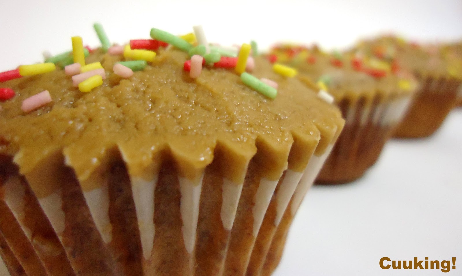 Cupcakes de plátano y café