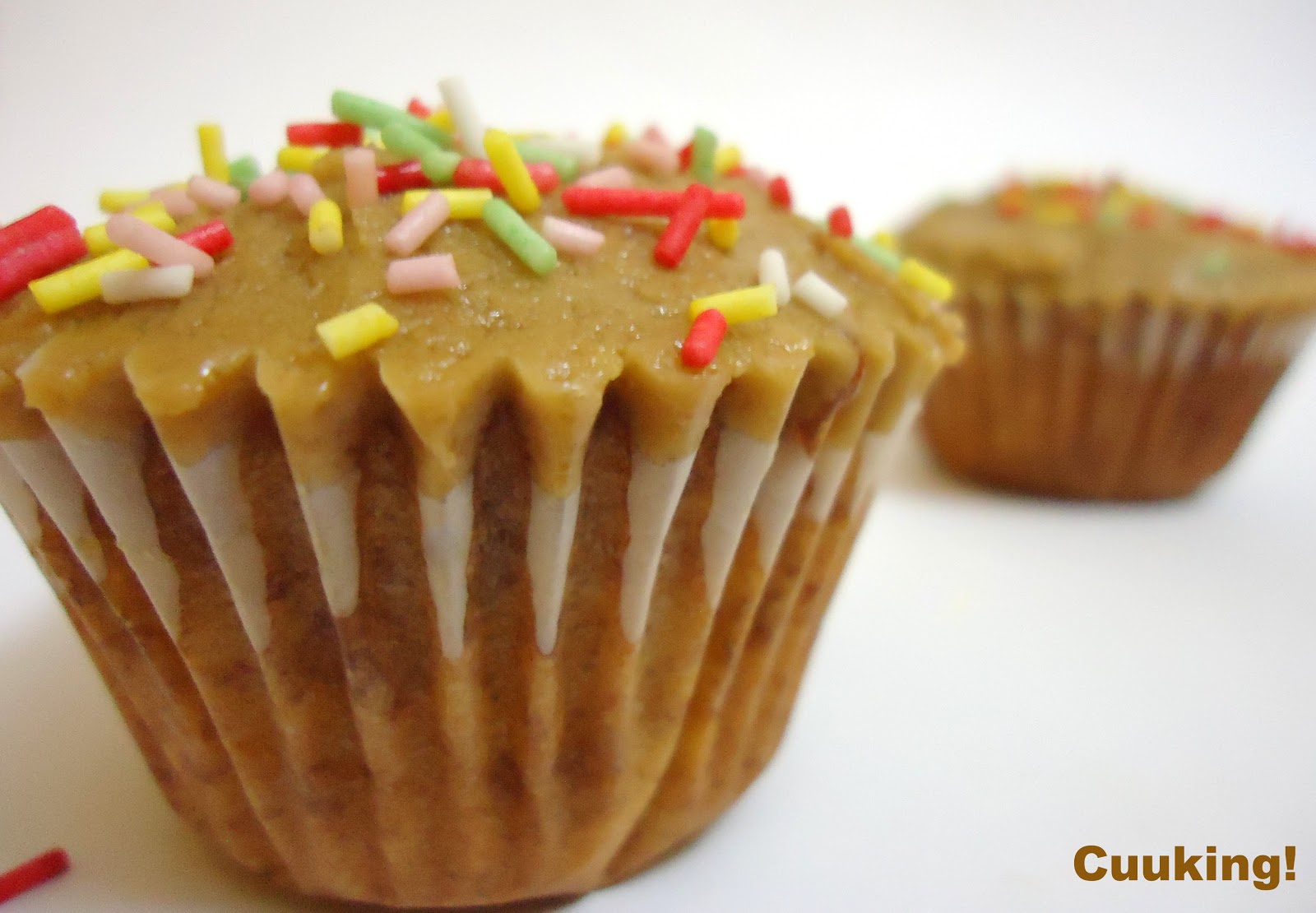 Cupcakes de plátano y café