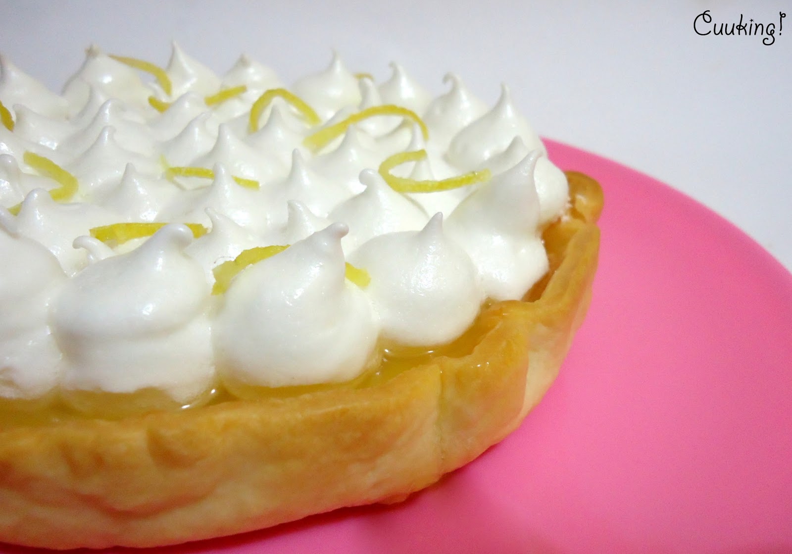 Tarta de limón y merengue