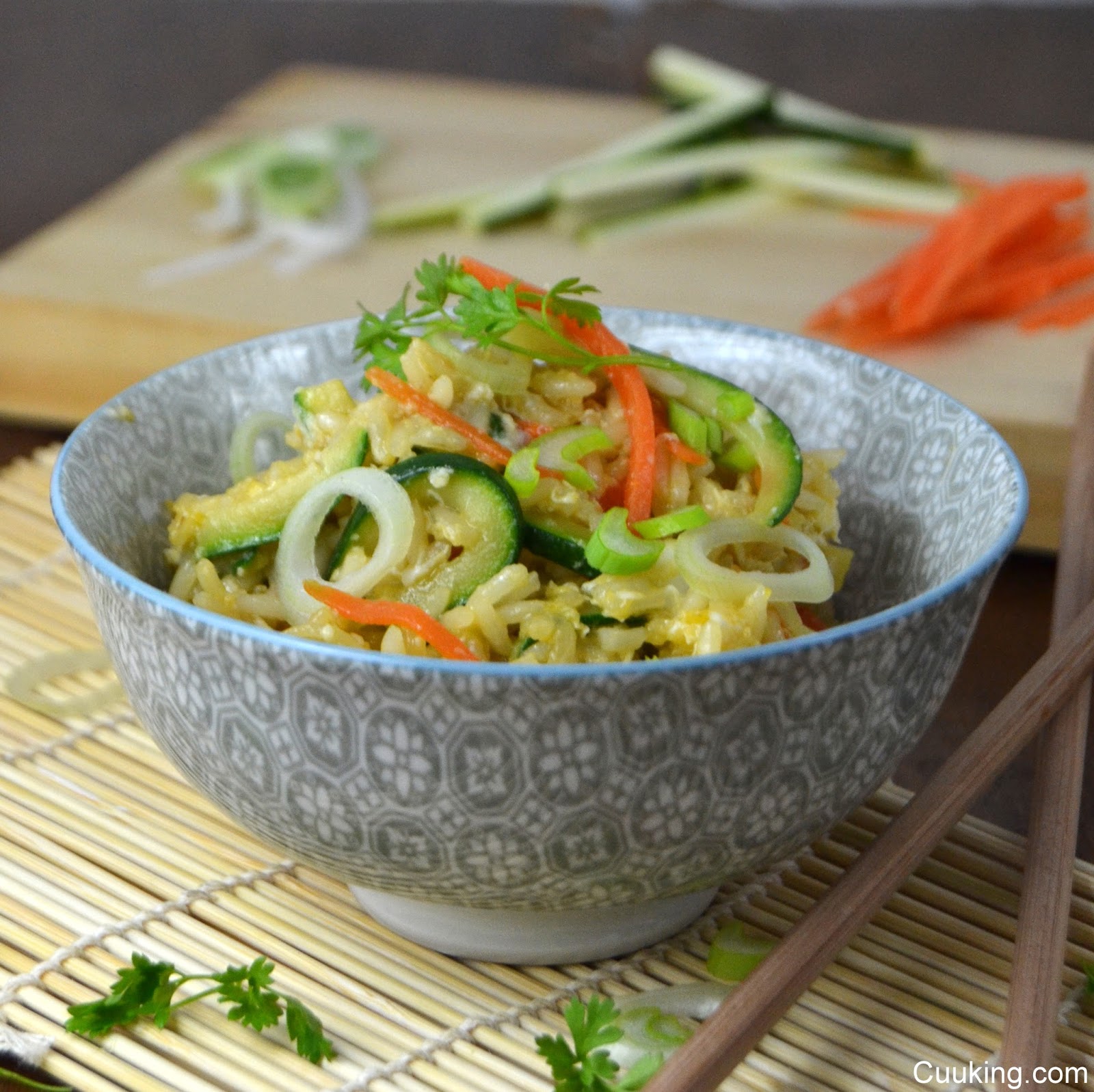 receta arroz thai con verduras