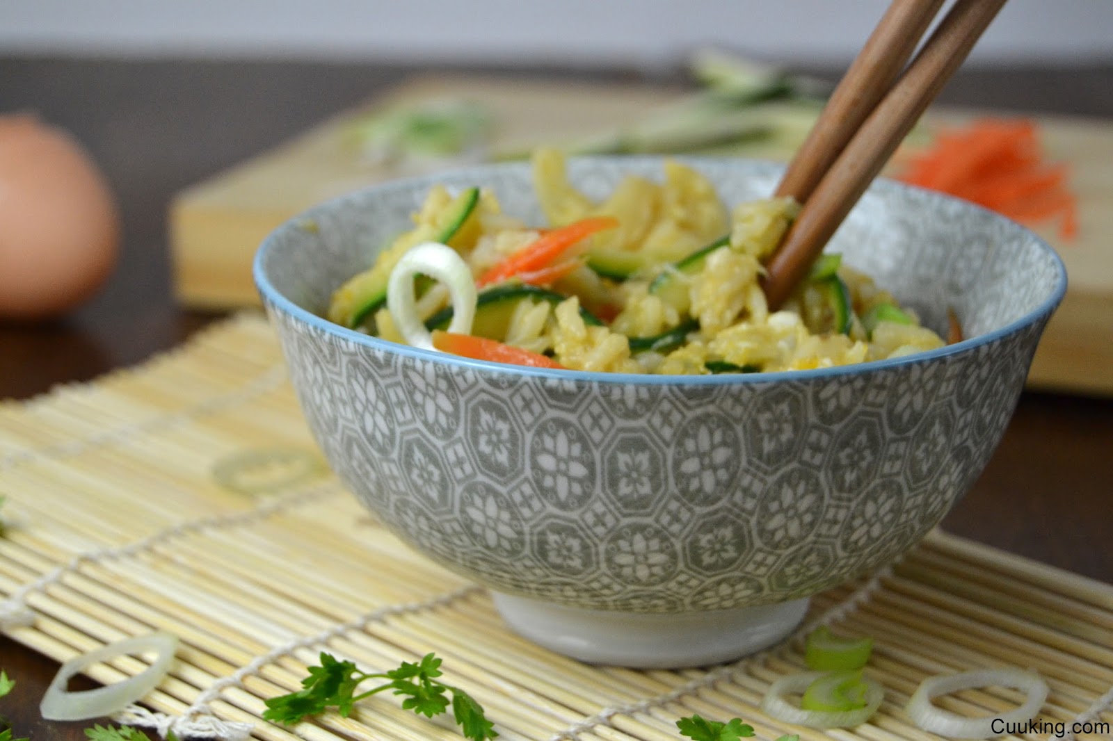 receta arroz thai con verduras