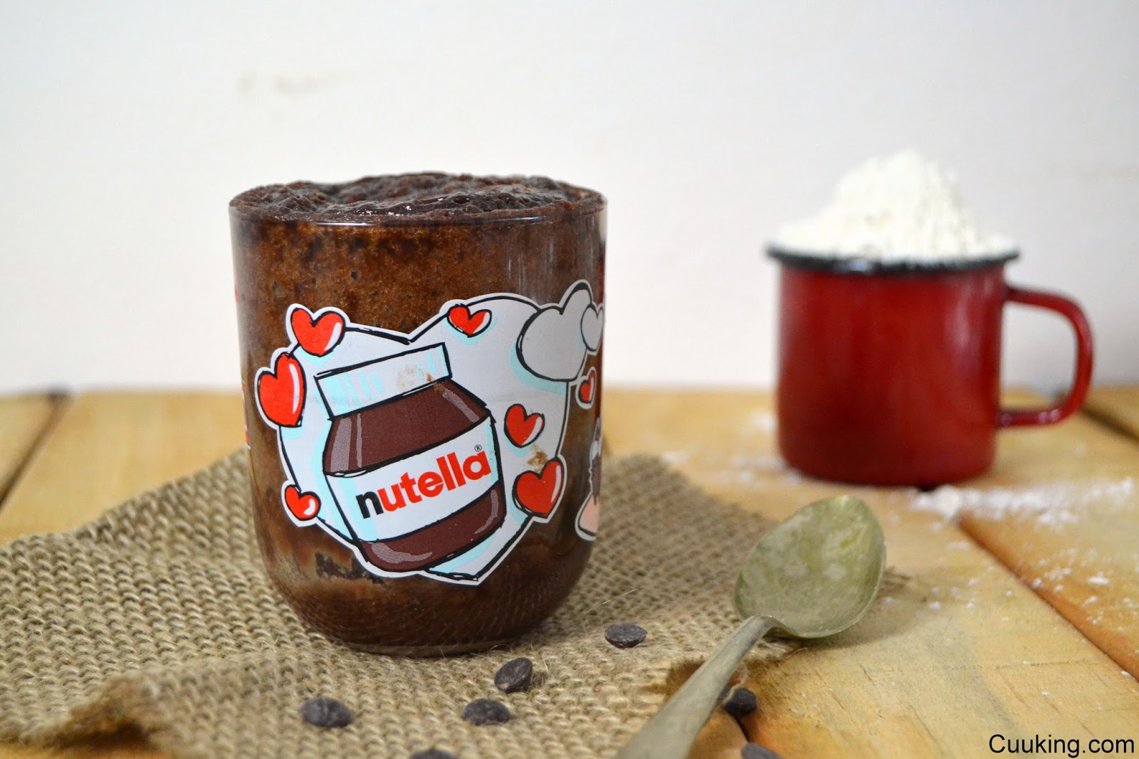 mug cake nutella videoreceta cuuking