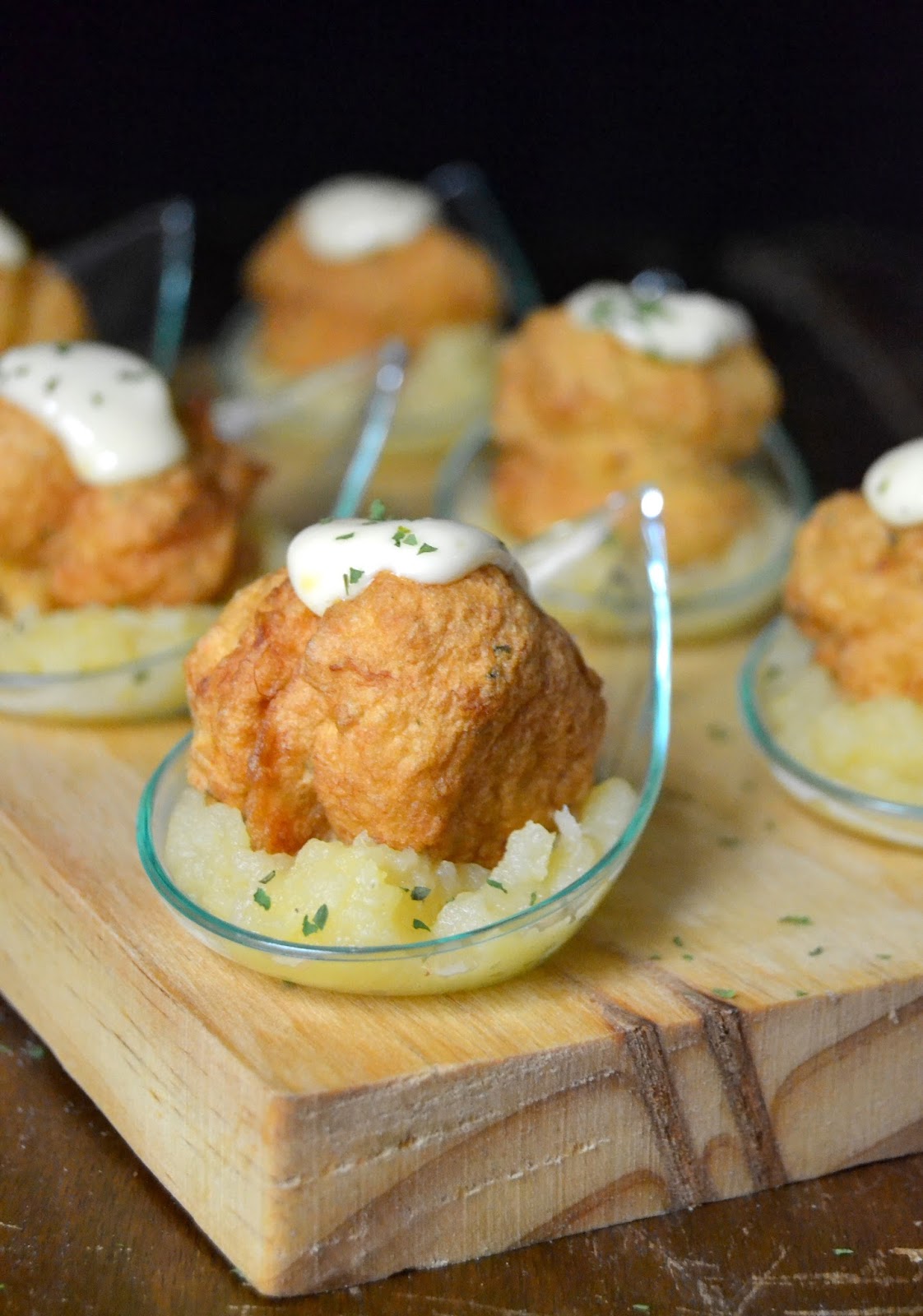 Buñuelos de bacalao con manzana #TeConozcoBacalaoTS Cuuking