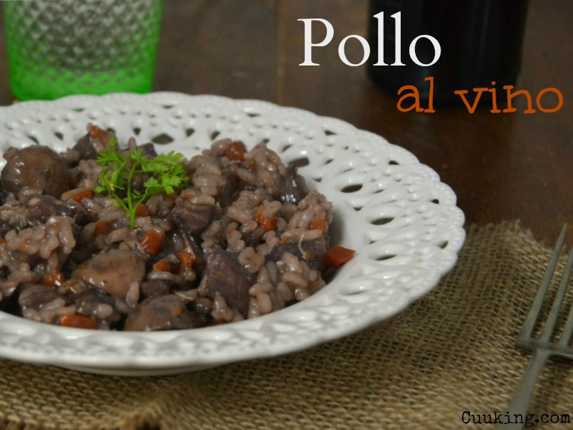 Pollo al vino con arroz (receta portuguesa) - Juanan Sempere