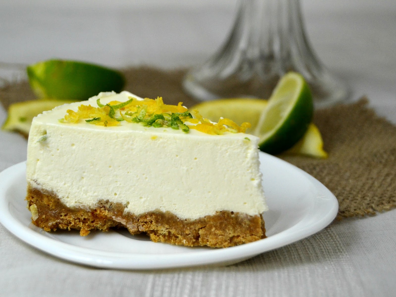 Tarta de queso y limón fácil