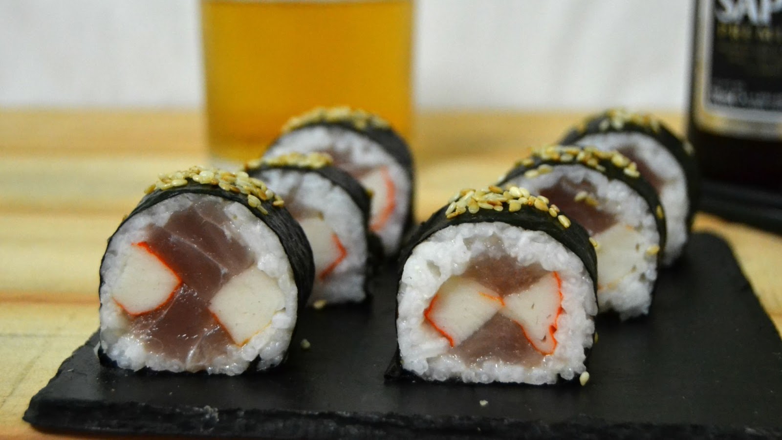 Cómo hacer sushi en casa: Makis de atún rojo y surimi