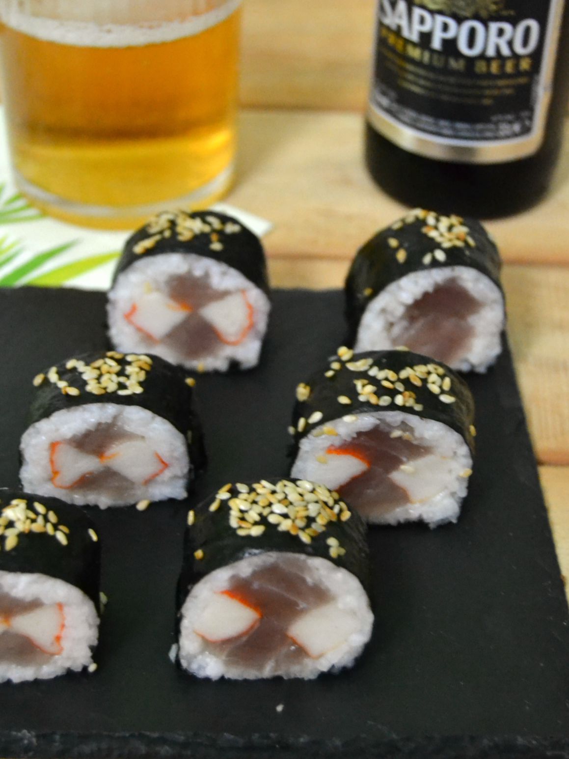 Cómo hacer sushi en casa: Makis de atún rojo y surimi