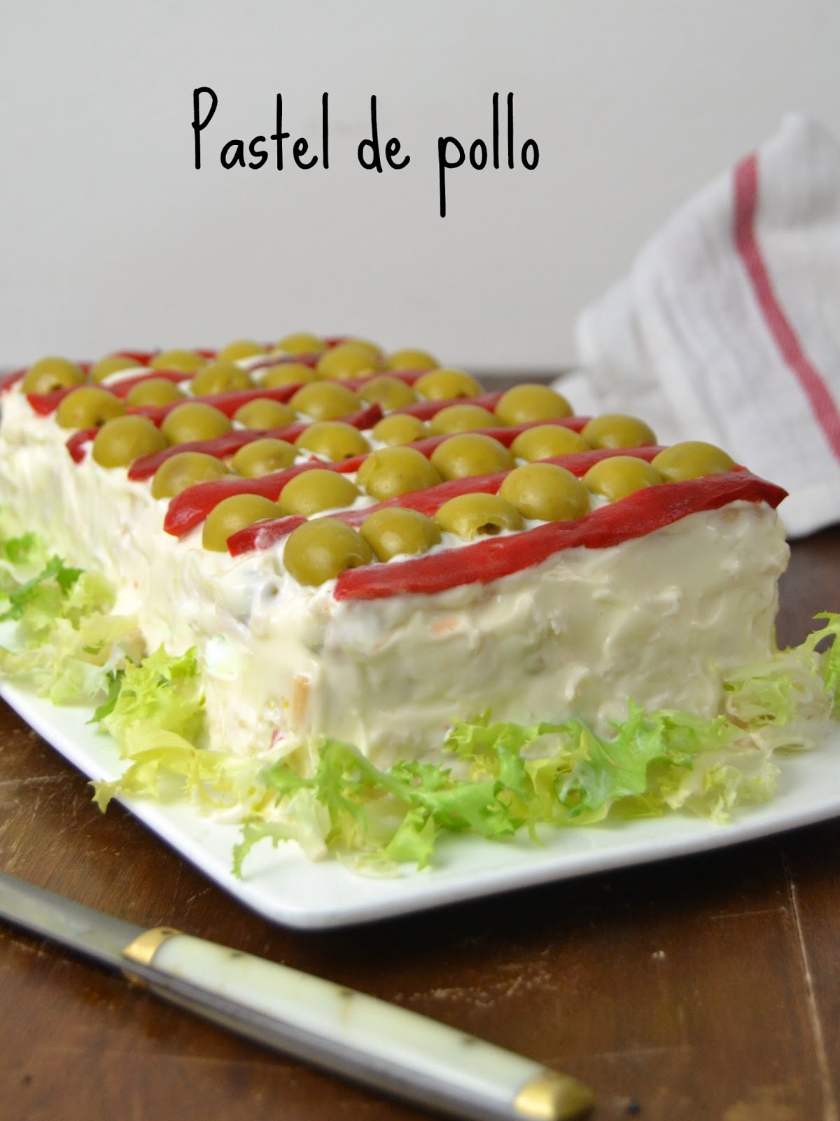 Pastel frío de pollo. Receta de aprovechamiento - Juanan Sempere