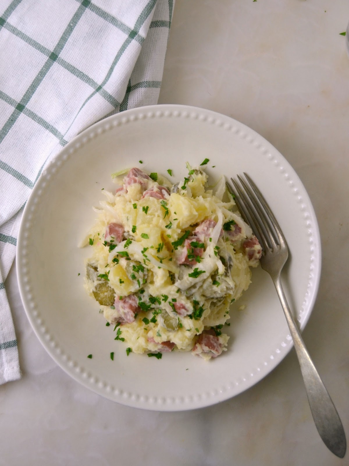 Ensalada de patatas alemana receta