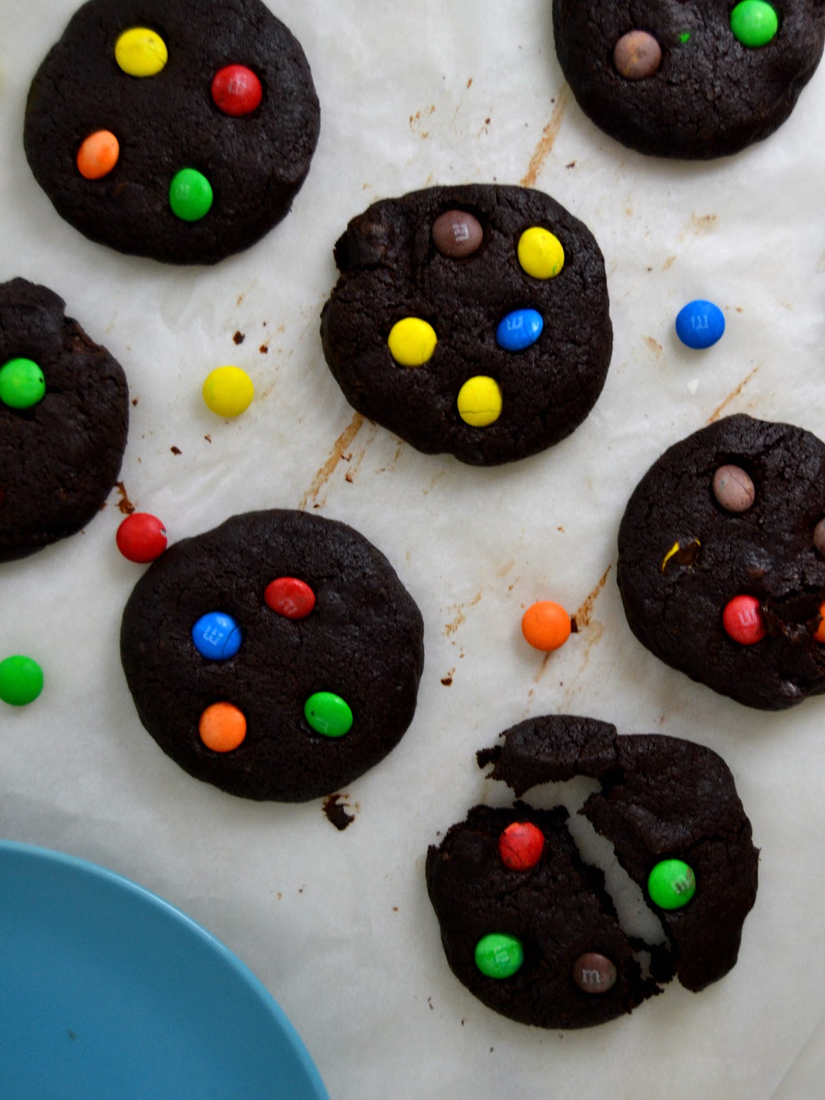 Cookies de chocolate con MM`s