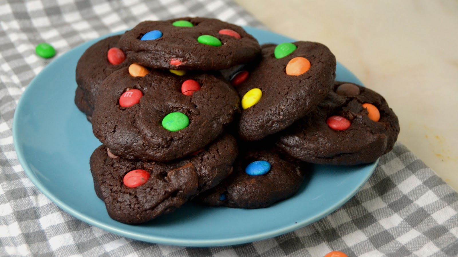 Cookies de chocolate con MM`s