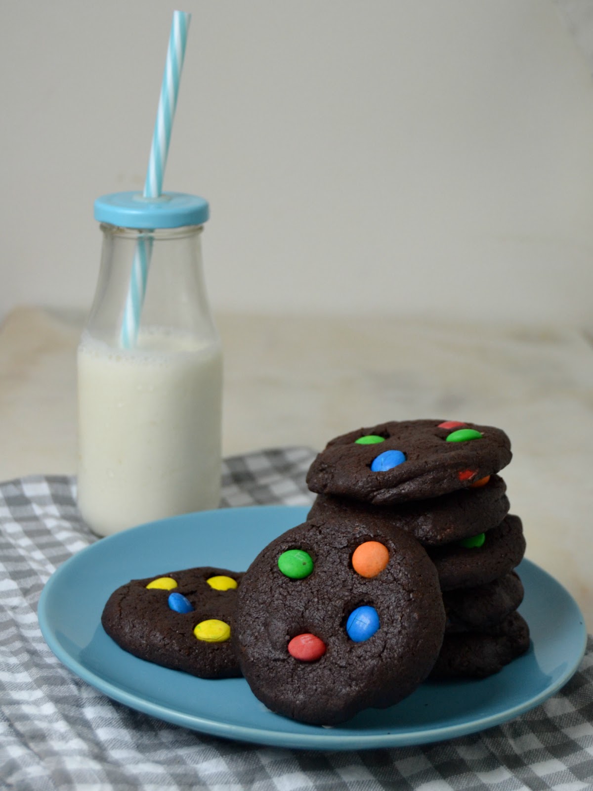 Cookies de chocolate con MM`s