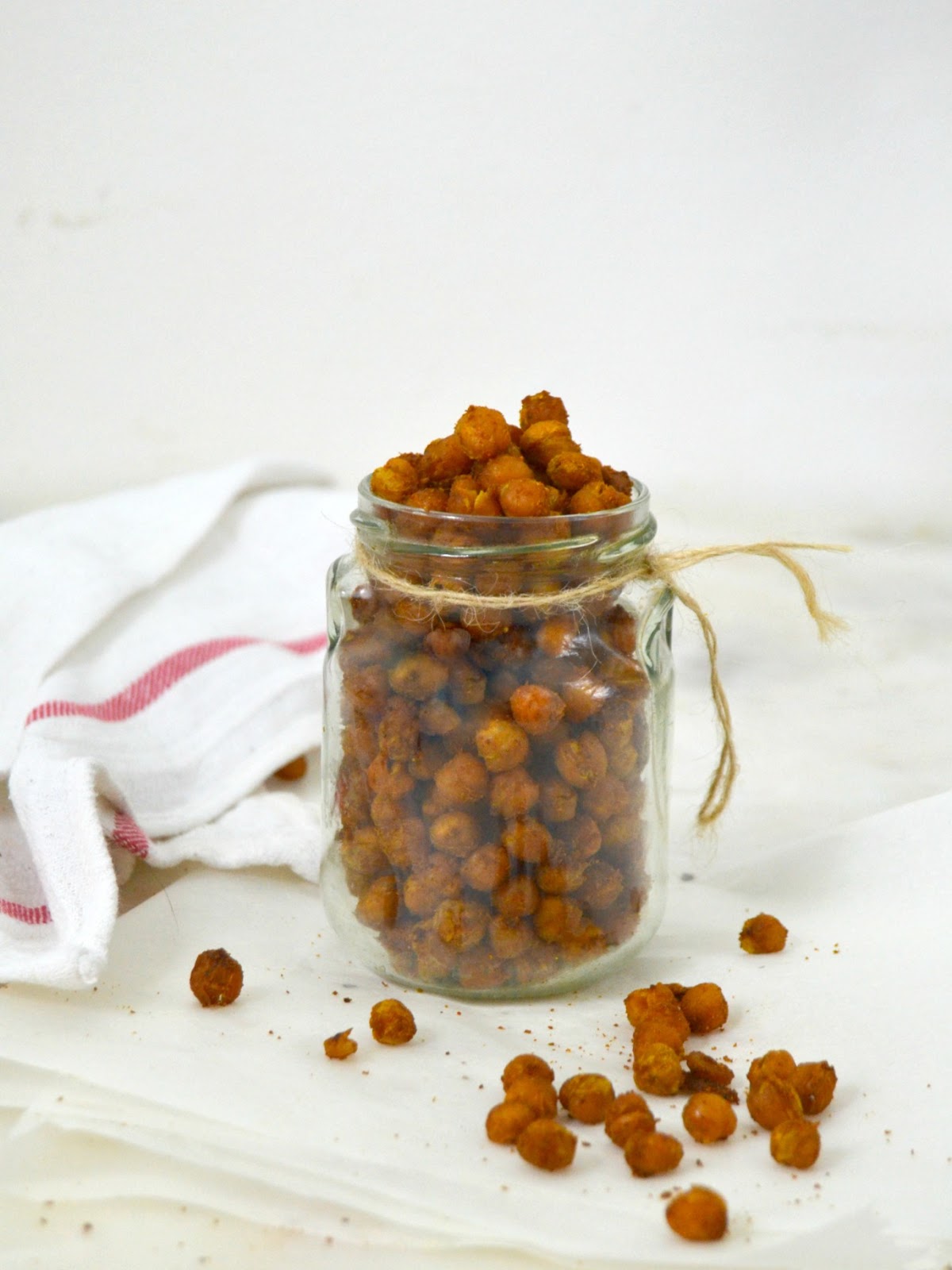 receta Garbanzos especiados crujientes