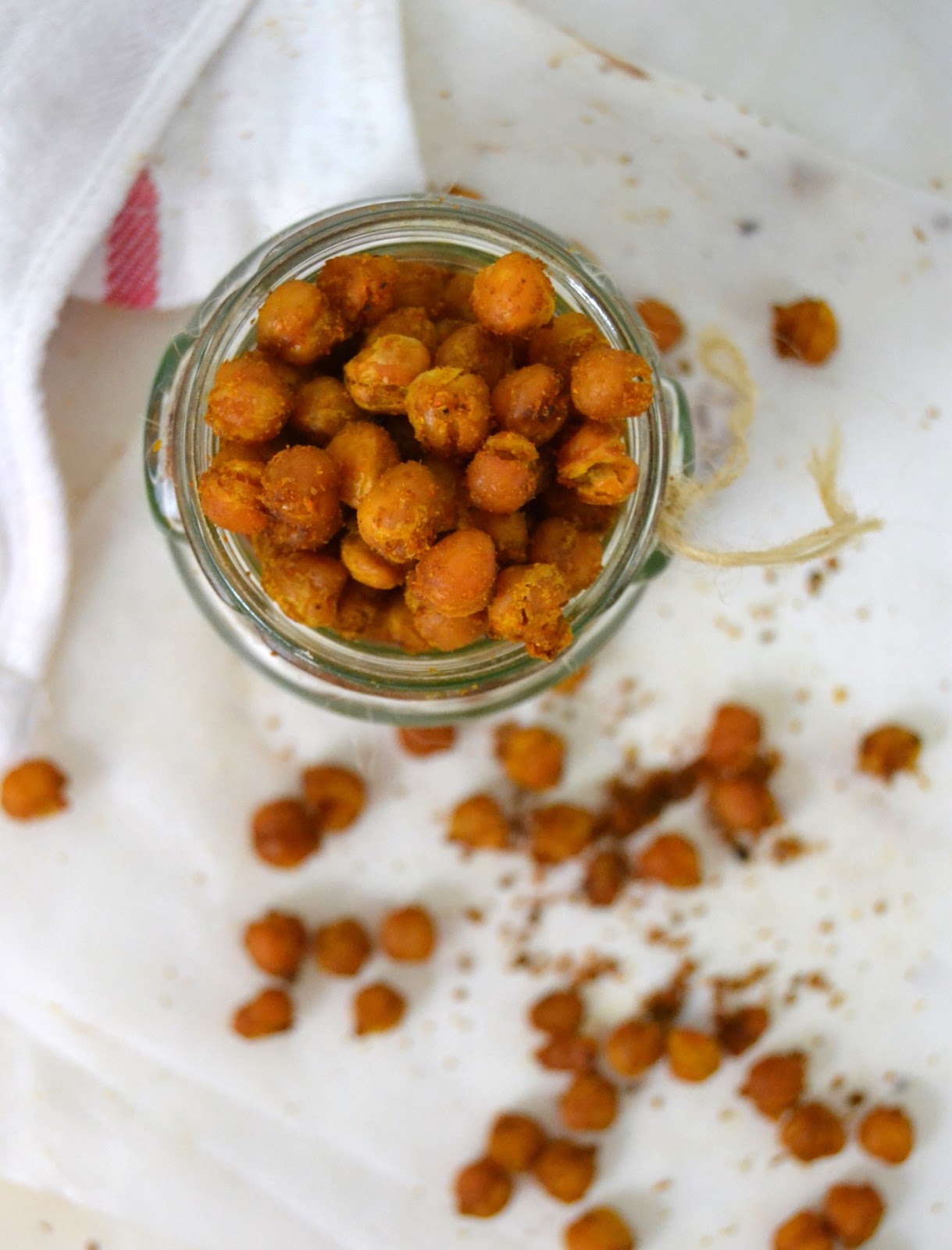 receta Garbanzos especiados crujientes