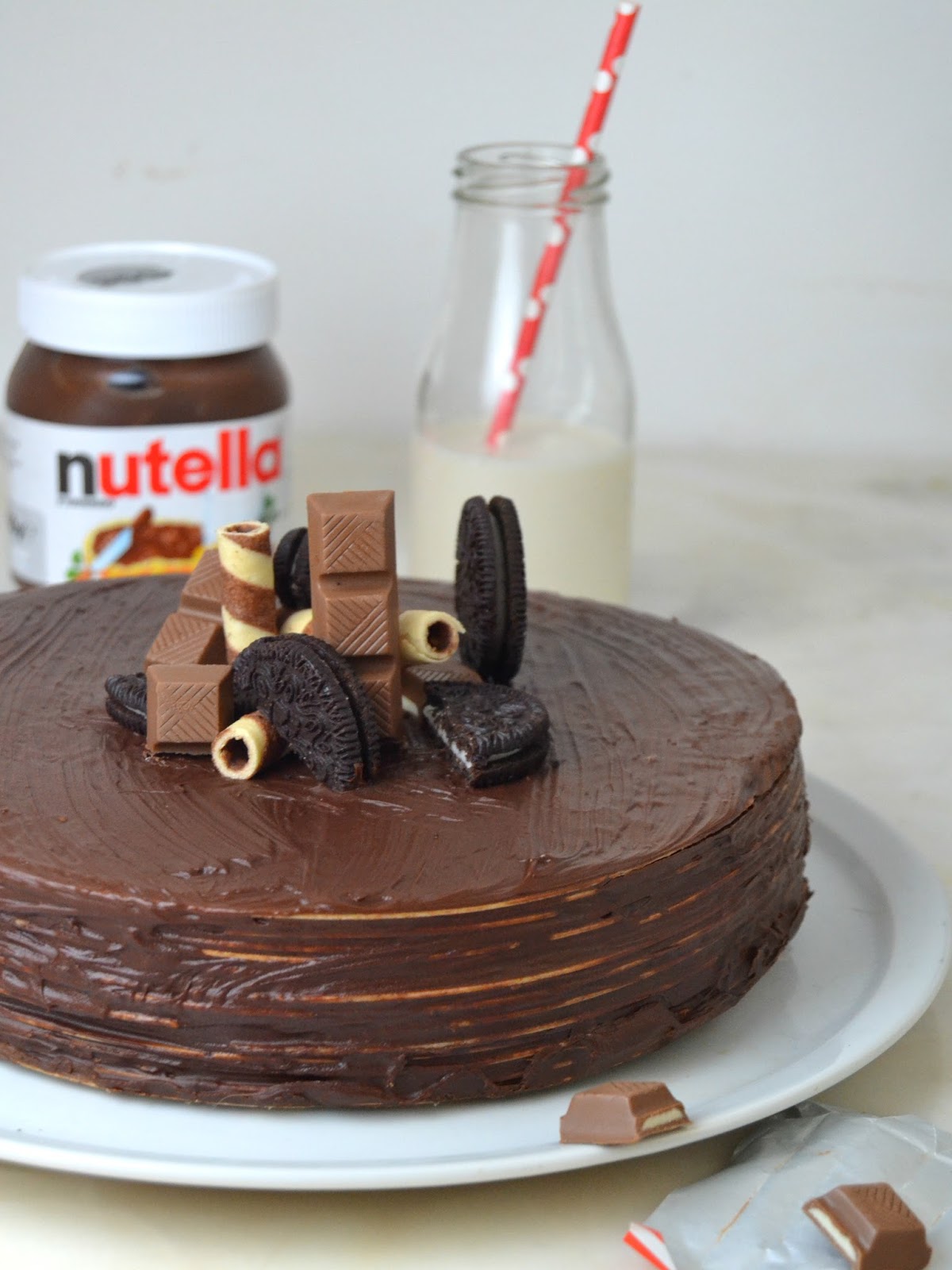 Tarta de Nutella y obleas ¡La tarta de chocolate más fácil del mundo! -  Juanan Sempere