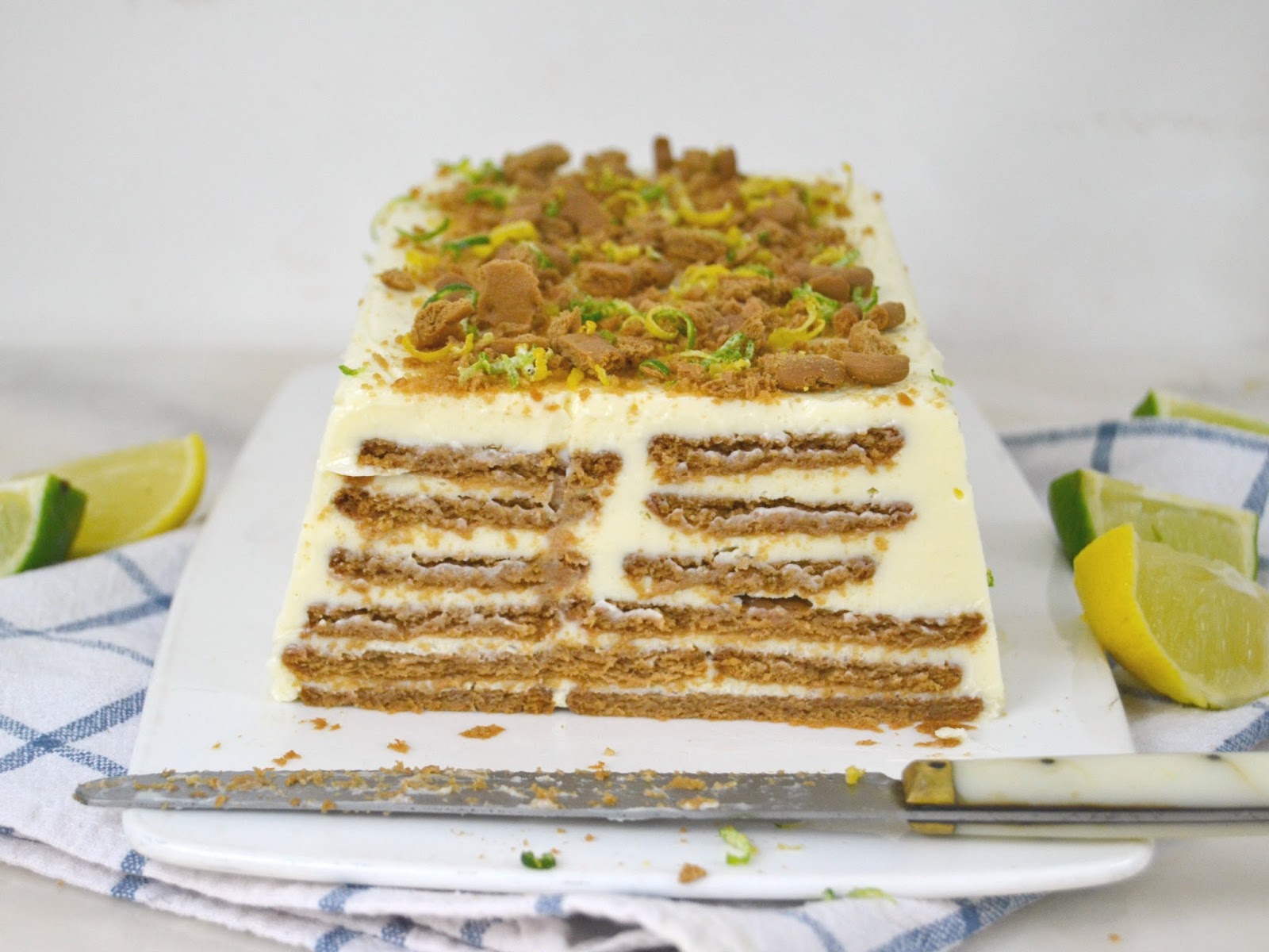 Tarta fría de leche condensada, limón y galletas ¡Sin horno ni gelatina! -  Juanan Sempere