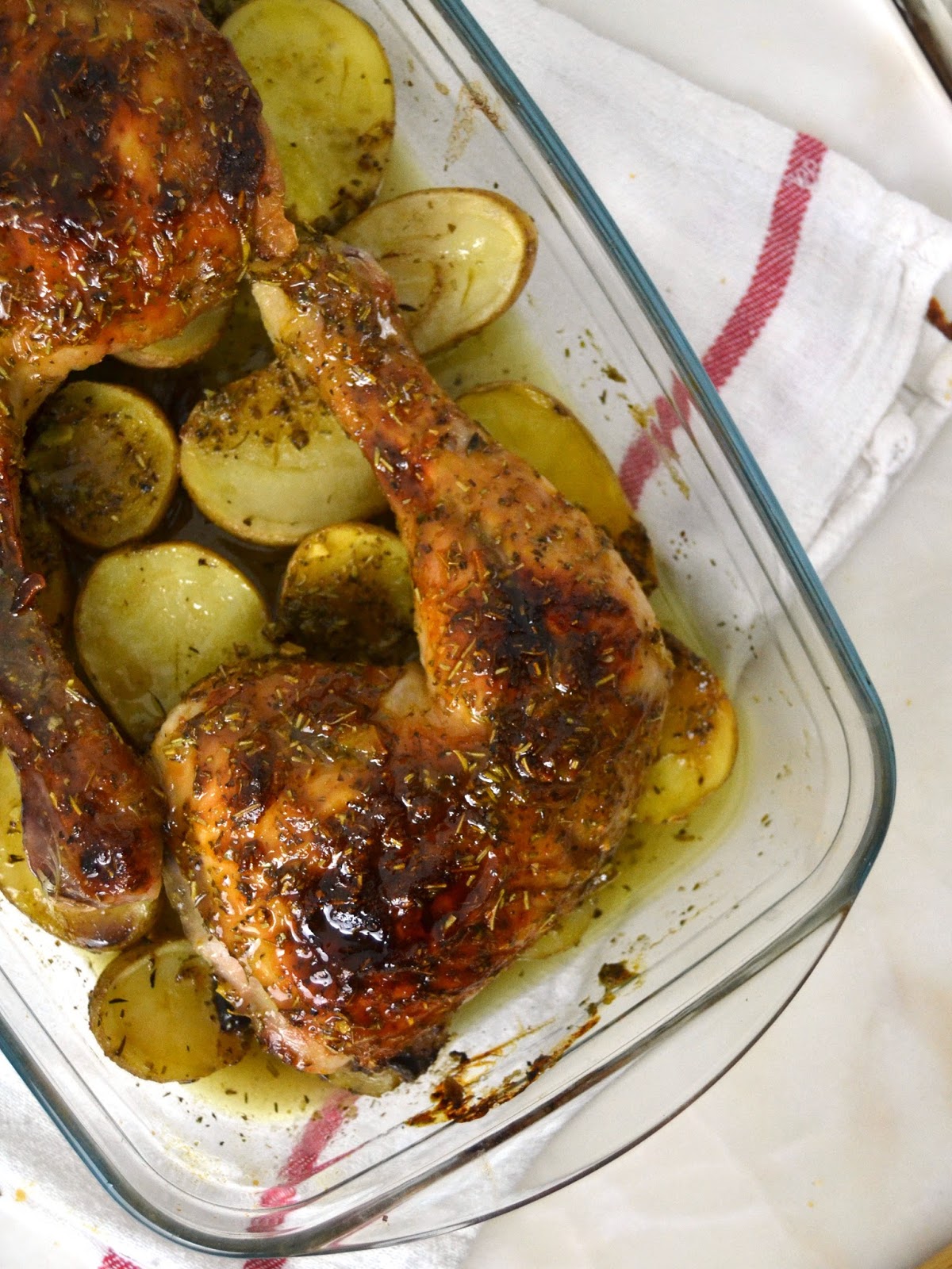 Pollo al horno con miel y mostaza ¡Una receta fácil y deliciosa!