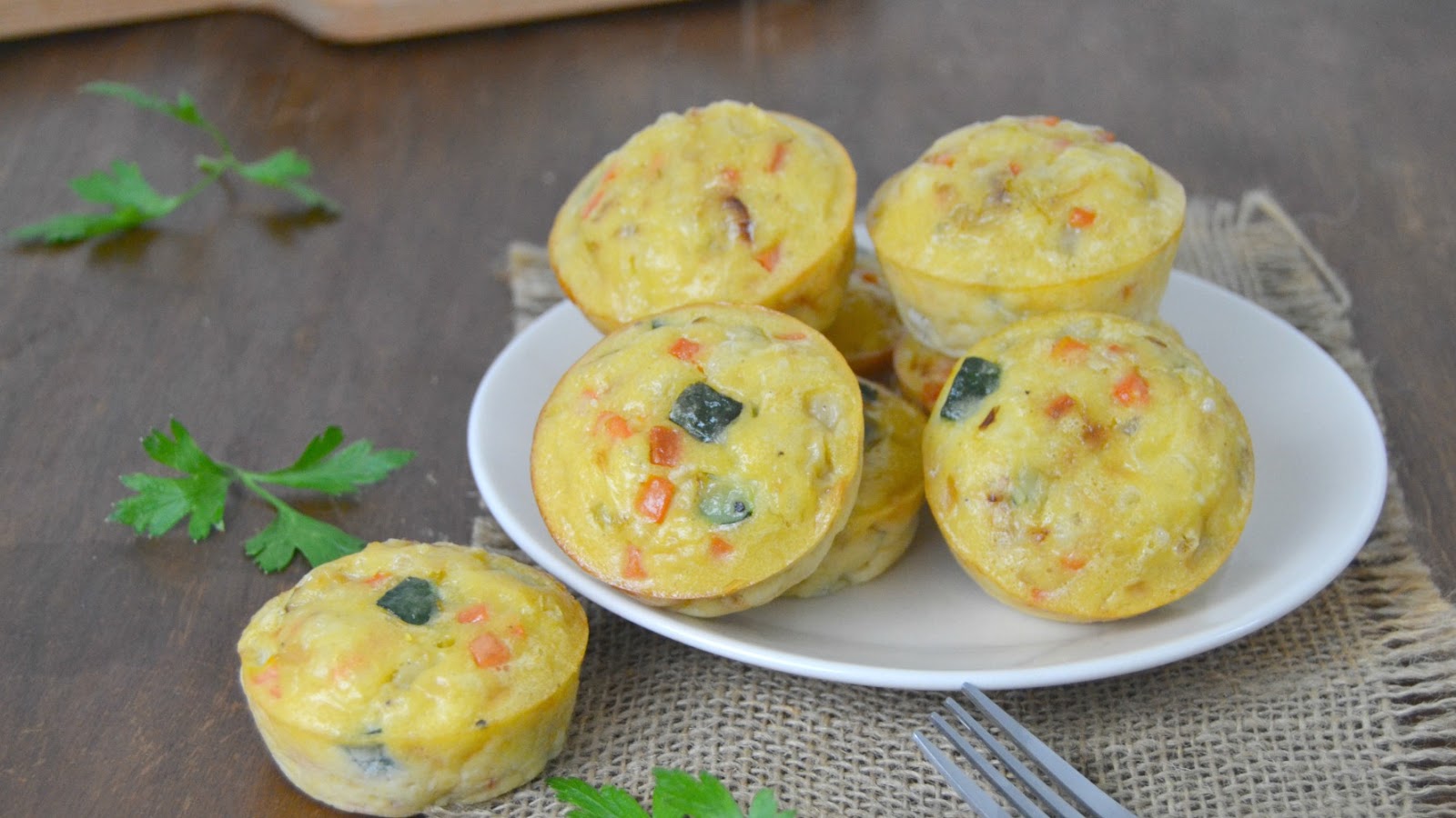 Pastelitos de verduras bizcochitos salados