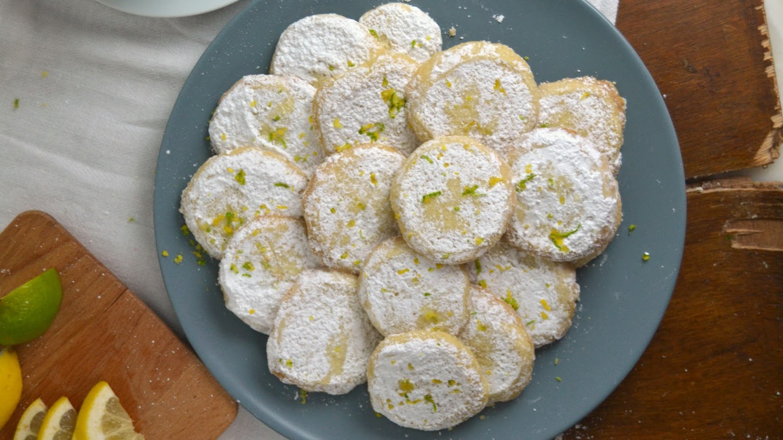 galletas fáciles de limón receta