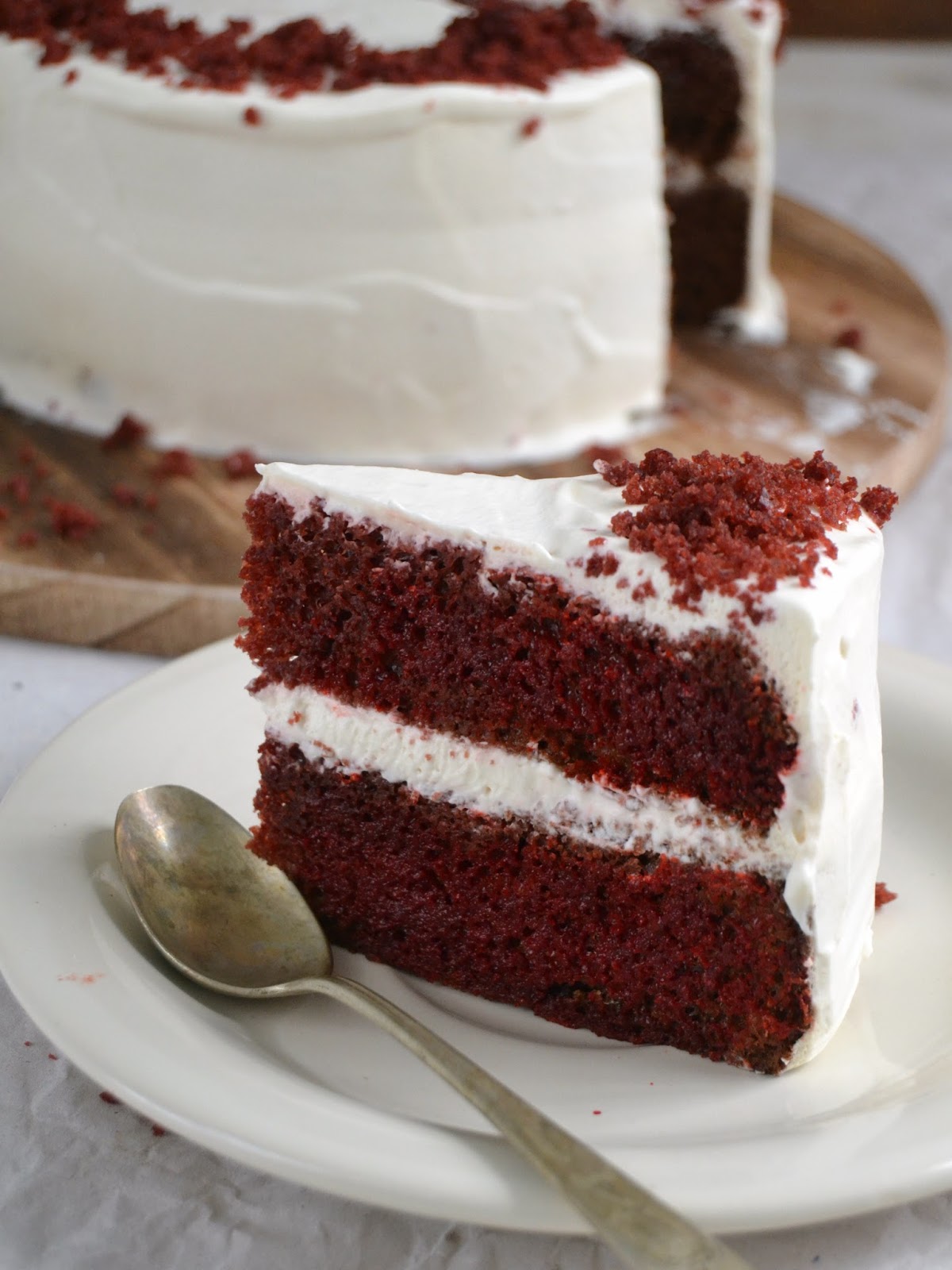 Tarta red velvet o terciopelo rojo