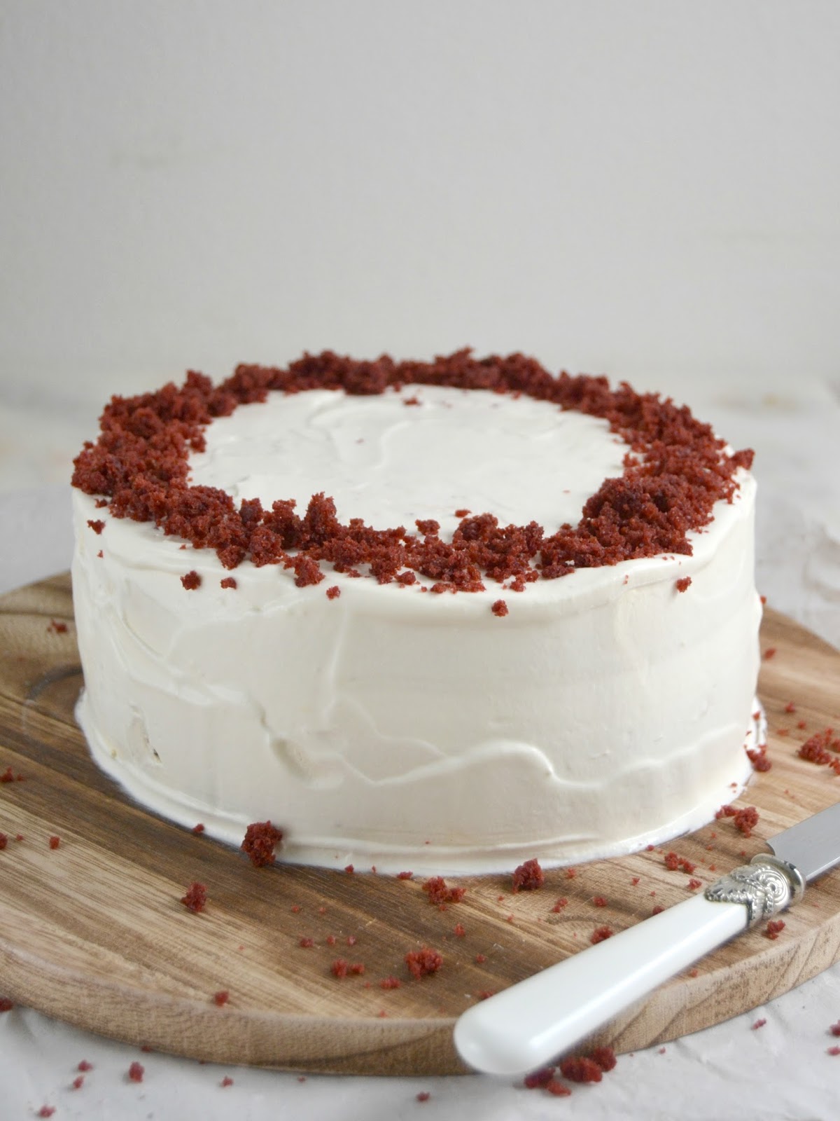 Tarta red velvet o terciopelo rojo