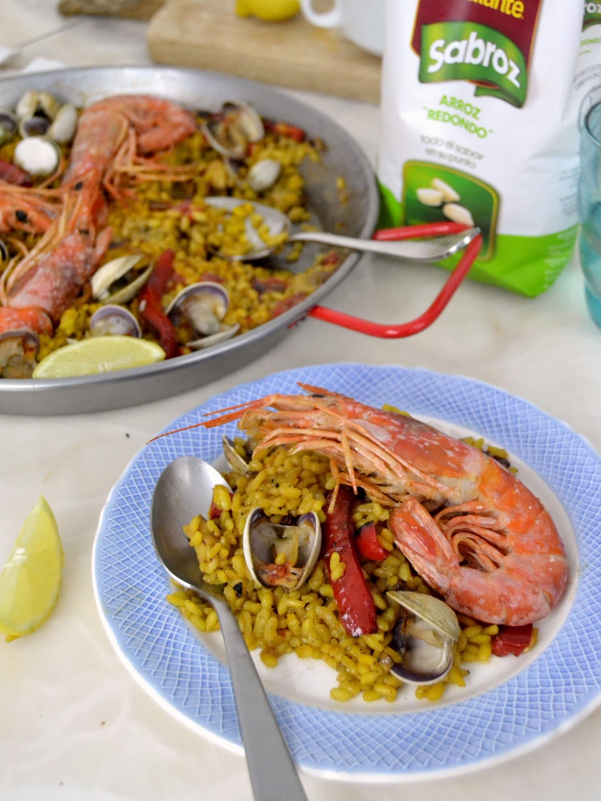 Paella de marisco