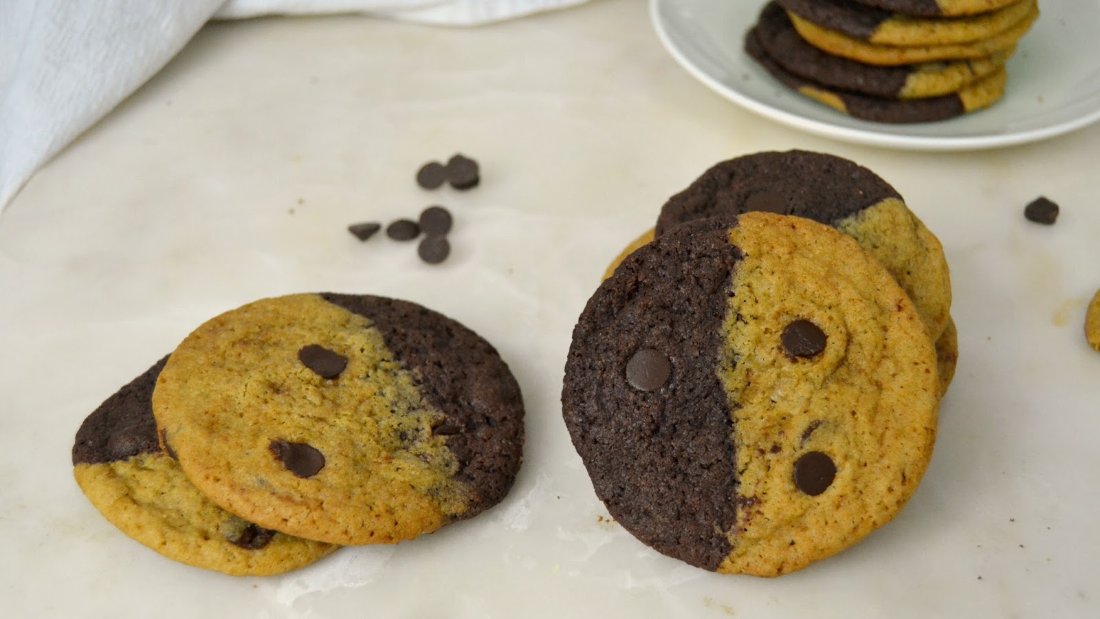 Galletas brownkies, mitad brownies y mitad cookies