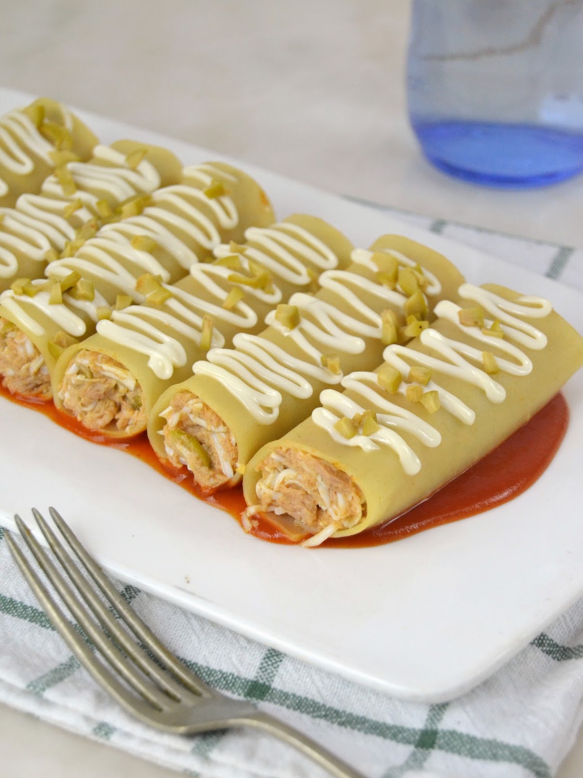 Canelones fríos de atún ¡Perfectos para el verano!