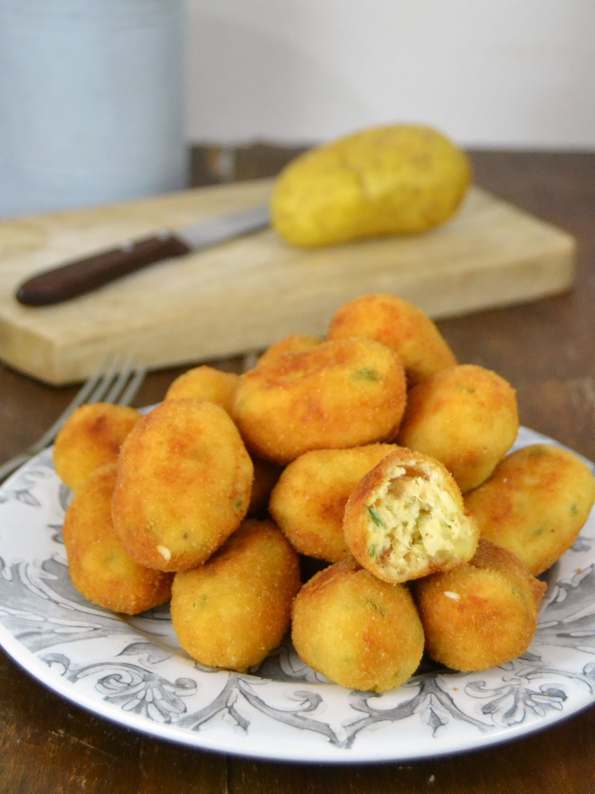 Croquetas de pollo con patata