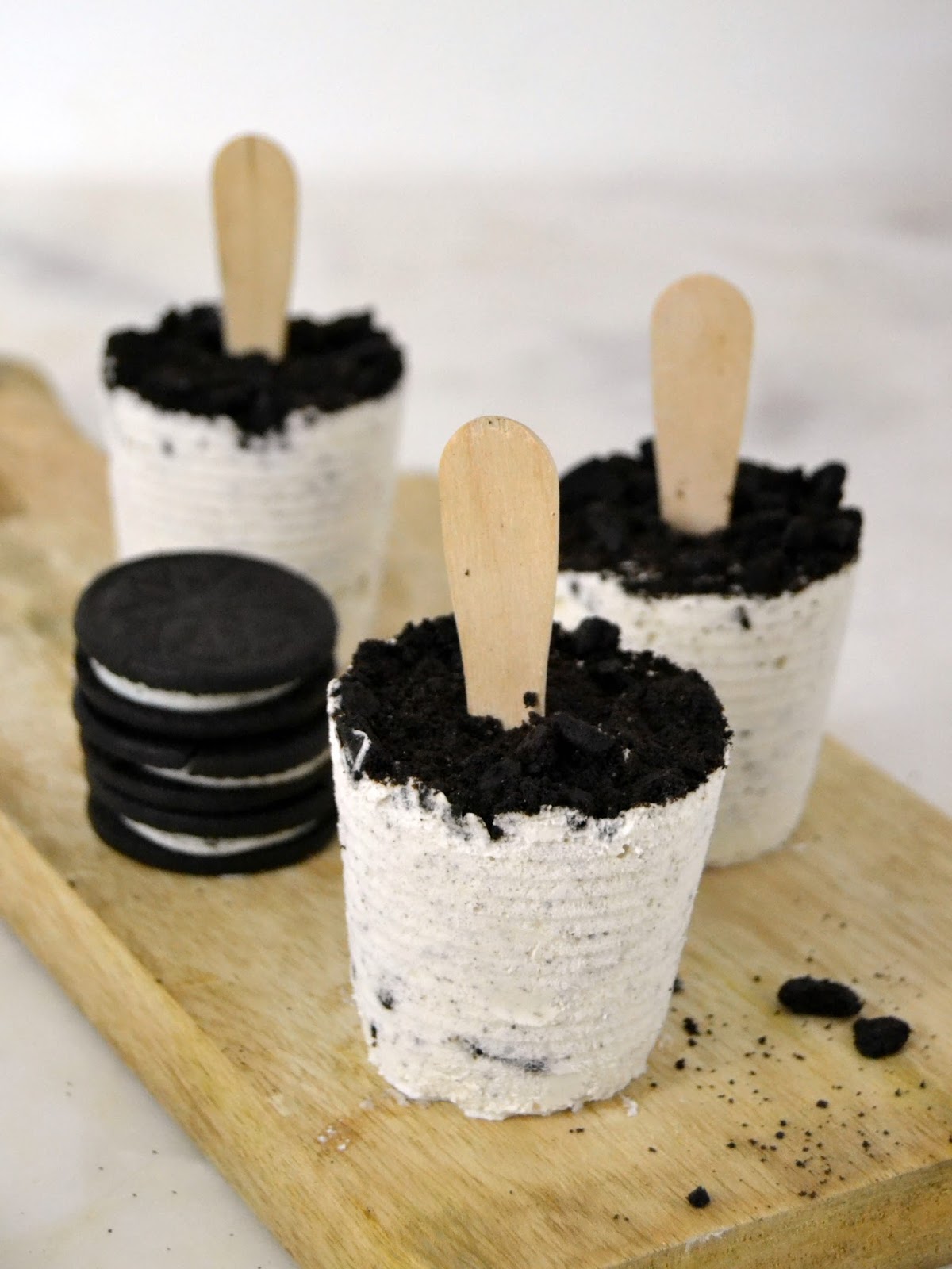 Helados de Oreo caseros