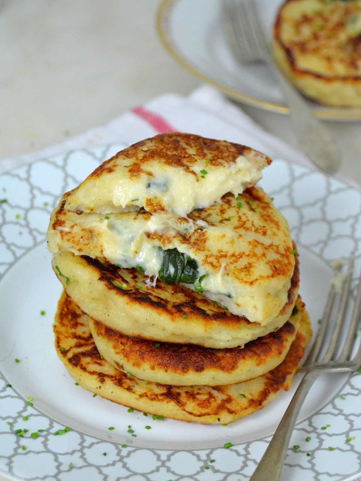 Tortitas de patata rellenas ¡Y dos ideas de relleno!