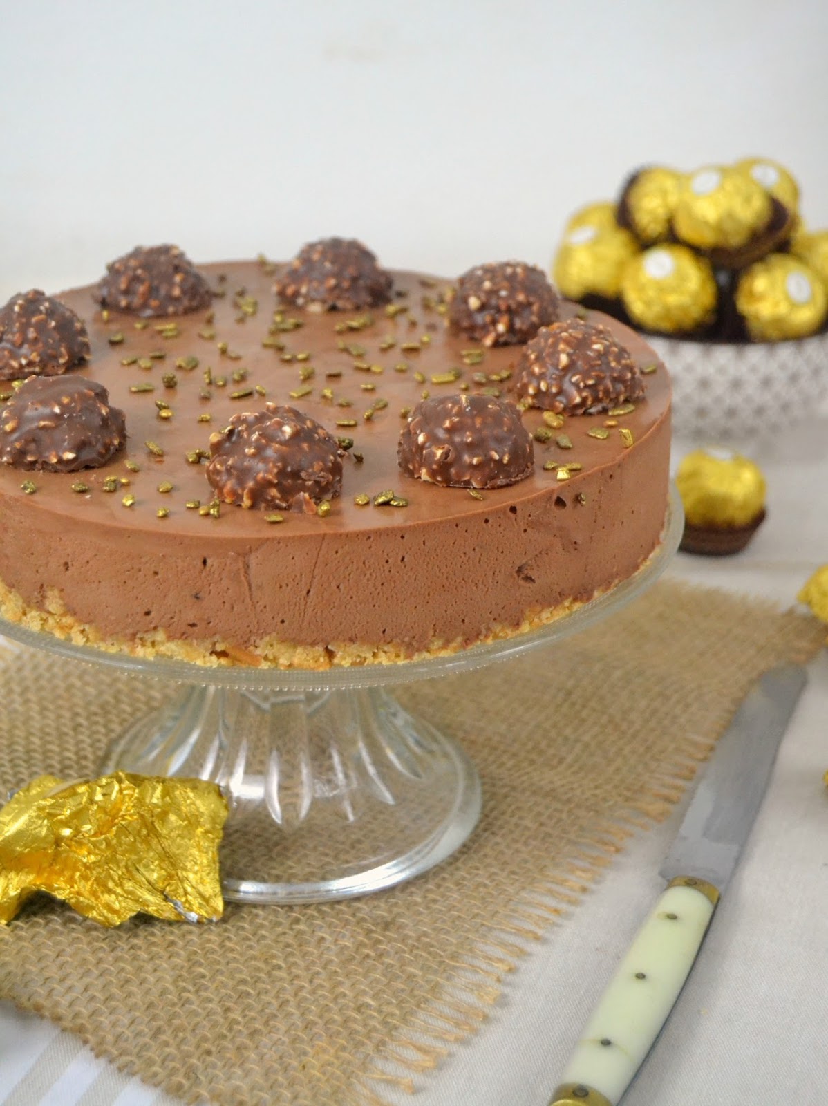 Tarta de Ferrero rocher