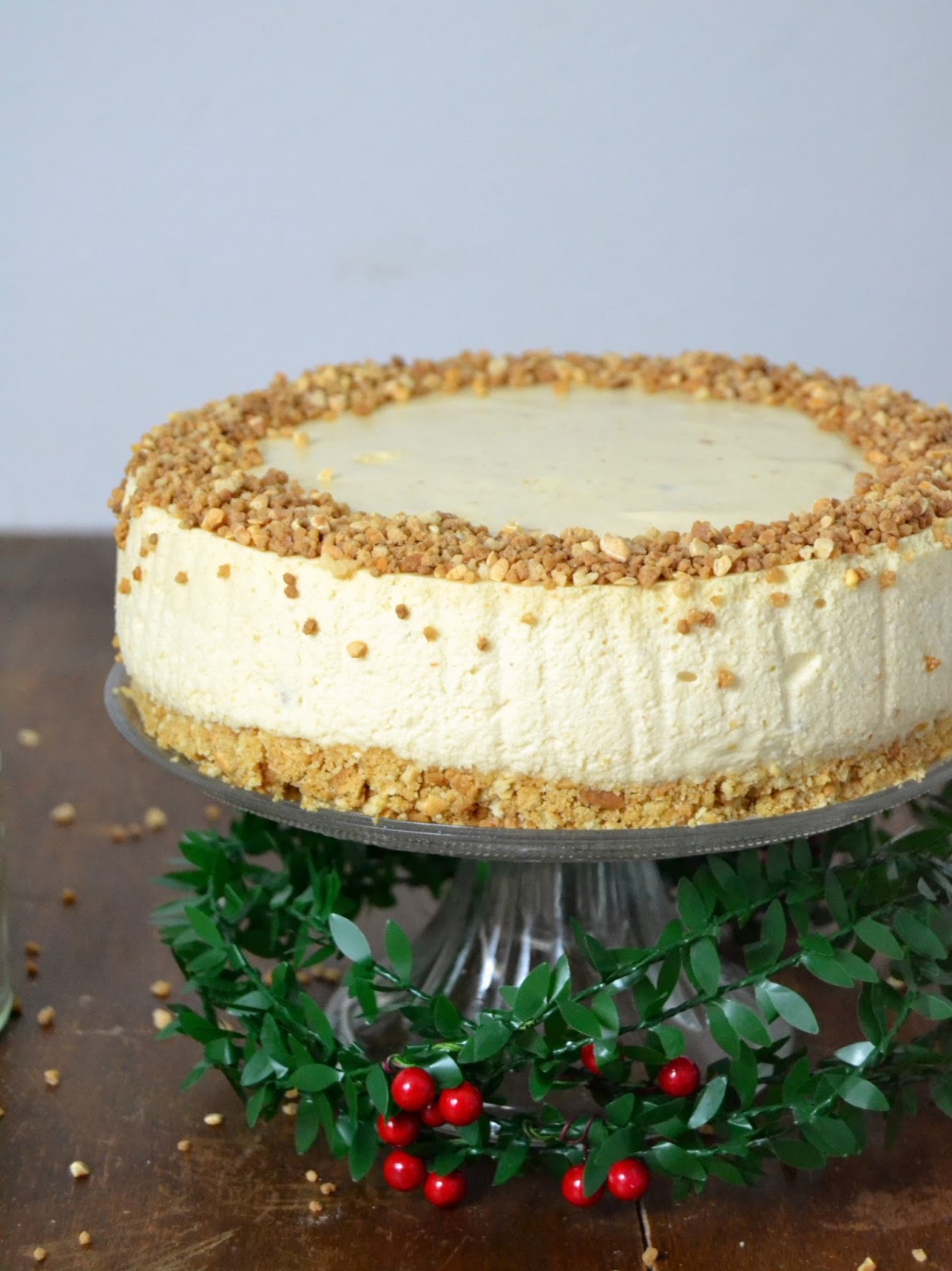 Tarta de mousse de turrón 