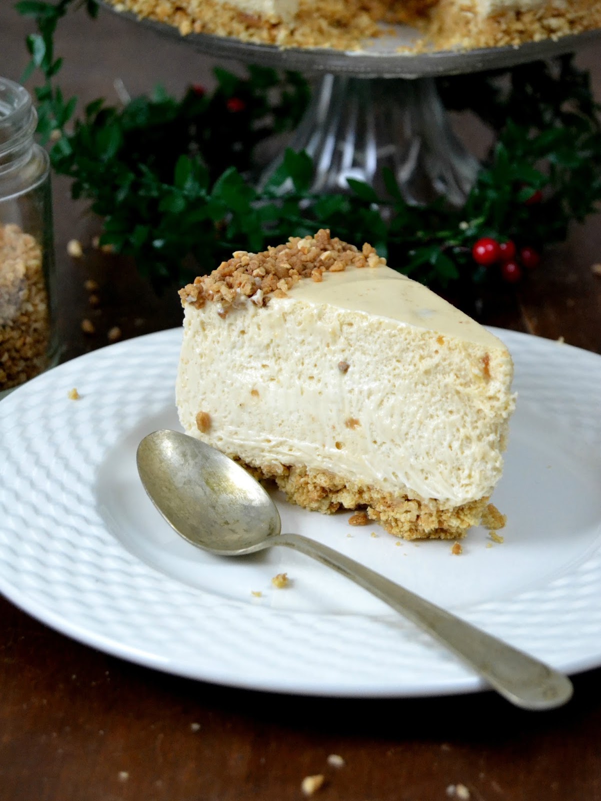 Tarta de mousse de turrón 