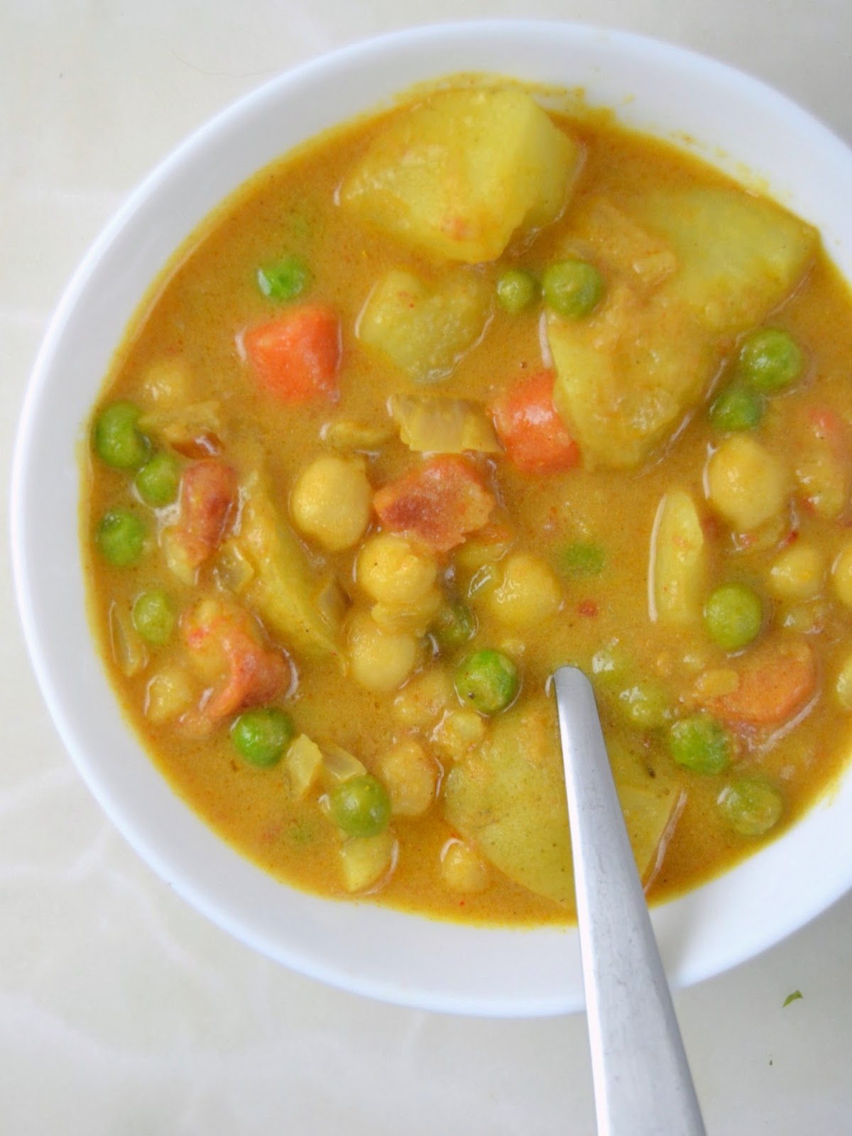 Curry de verduras fácil