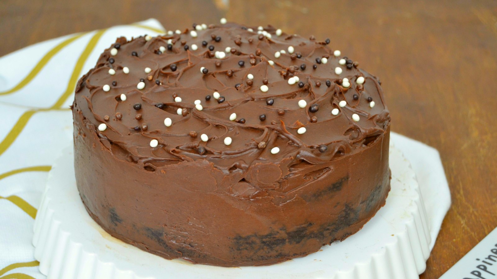 Tarta de chocolate y café ¡Para mi cumpleaños!