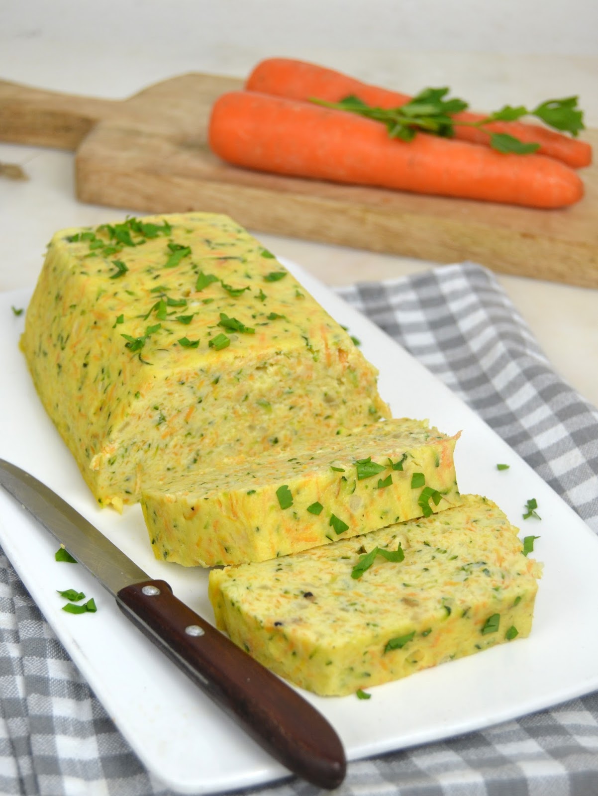  Pastel de verduras al microondas