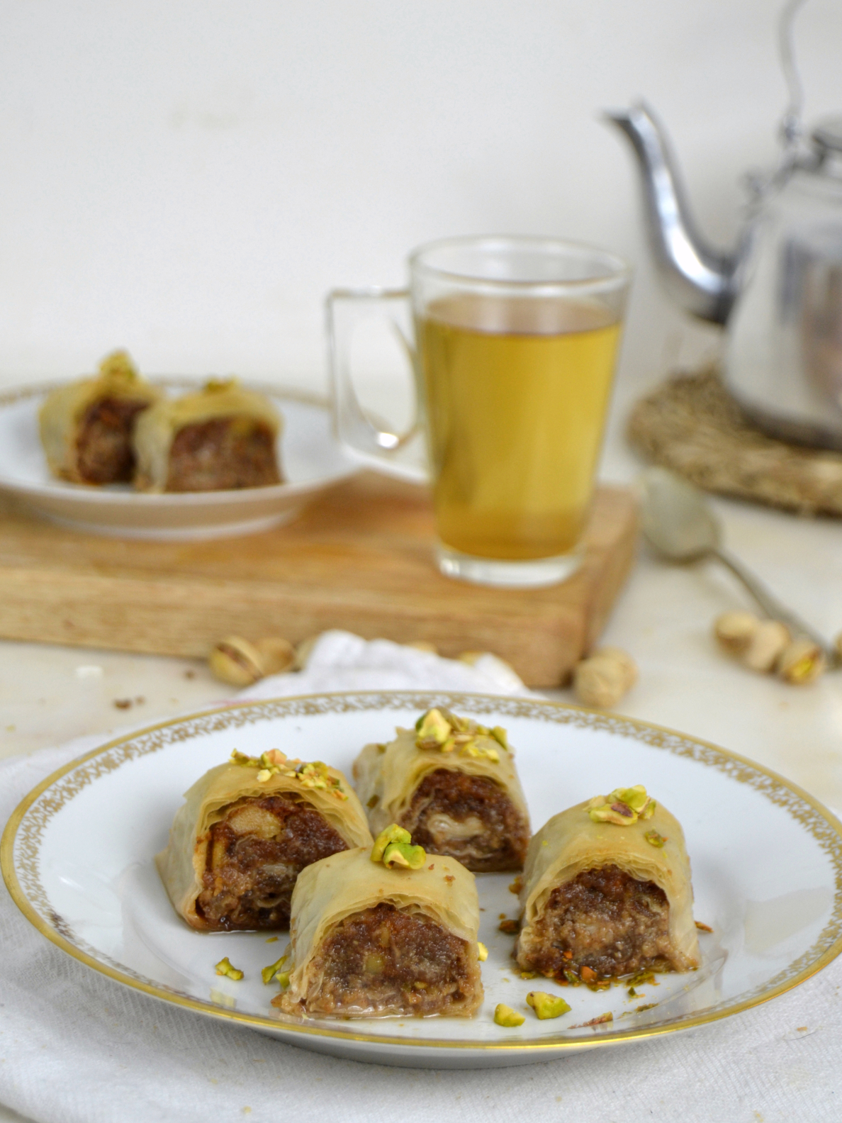 Pastelitos árabes de frutos secos