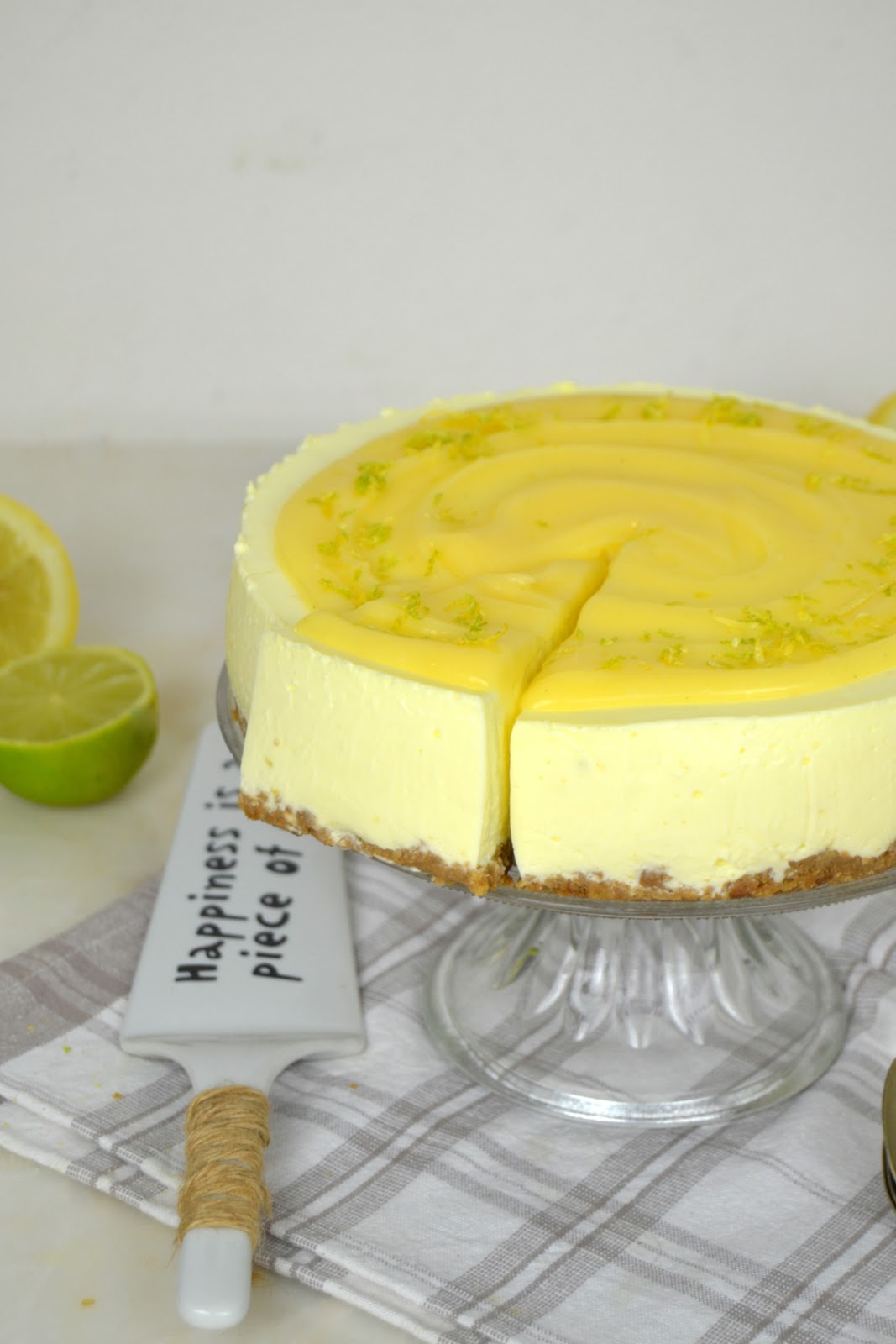 Tarta de yogur de limón ¡Sin horno!