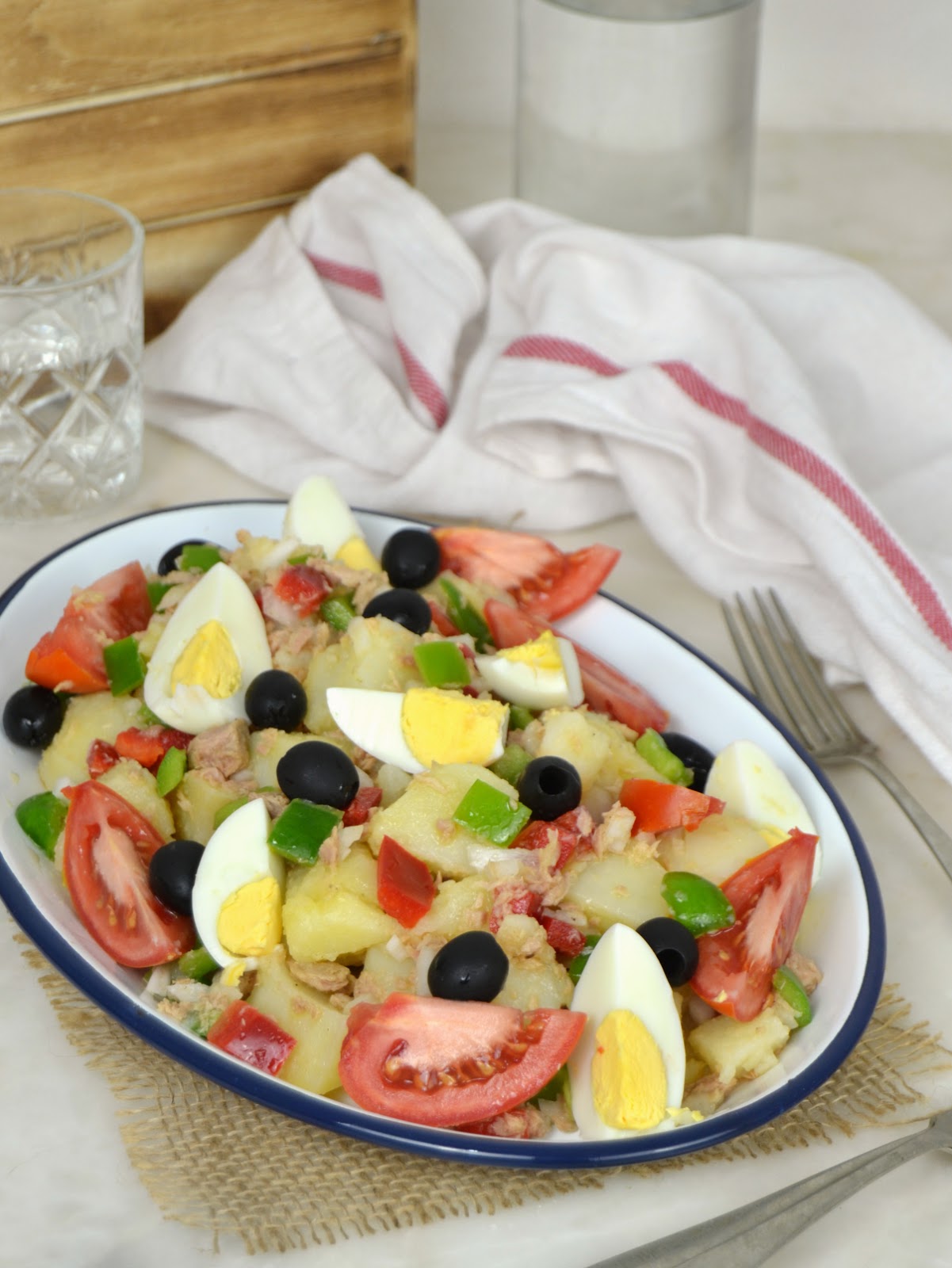 Ensalada campera con patatas