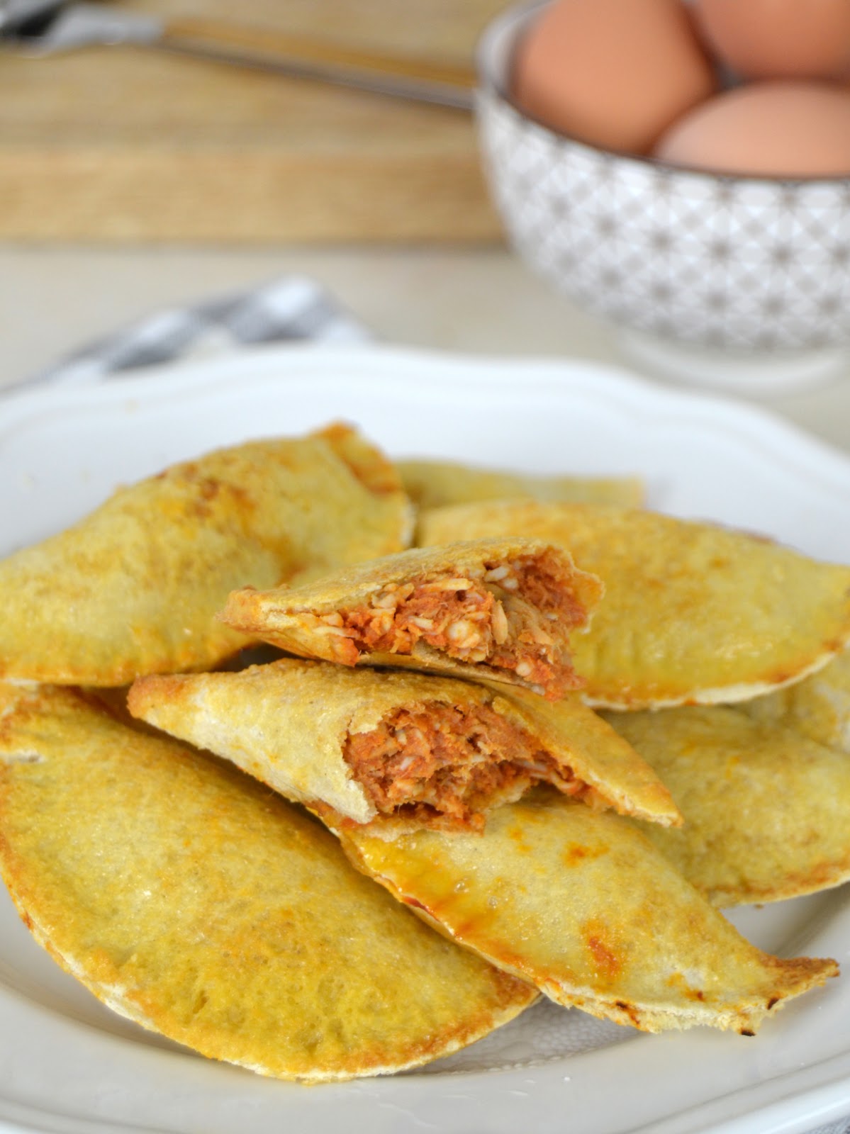 Empanadillas de atún ¡Con pan de molde! al horno