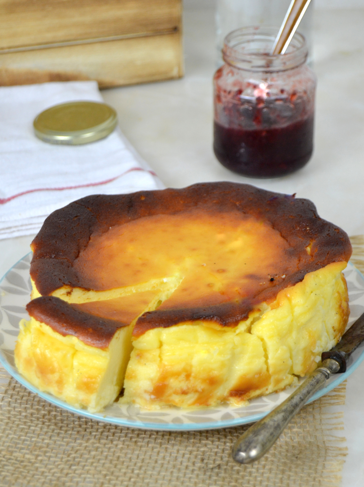 tarta de queso la viña