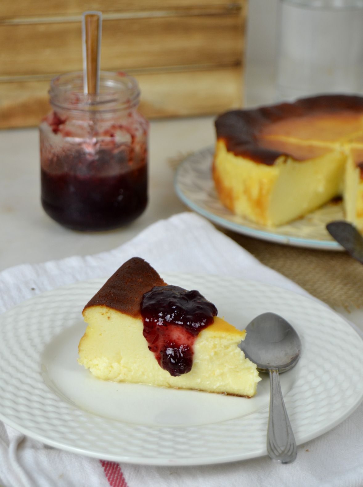 tarta de queso la viña